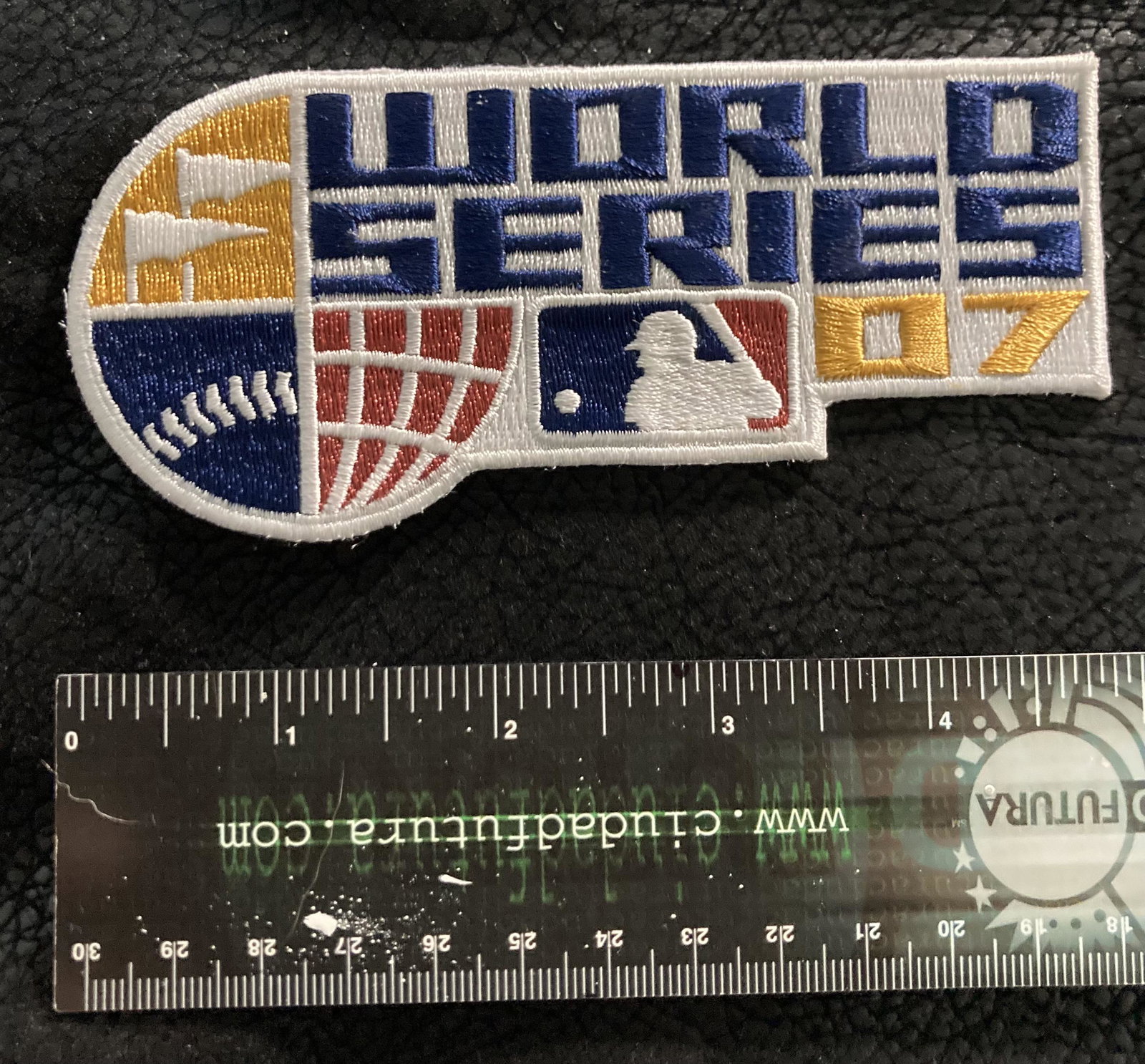 2007 World Series Logo Jersey Sleeve Patch MLB Boston (1 of 1)