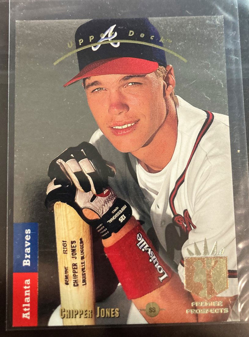 CHIPPER JONES PSA 9 1993 UPPER DECK SP BASEBALL #280 (1 of 2)