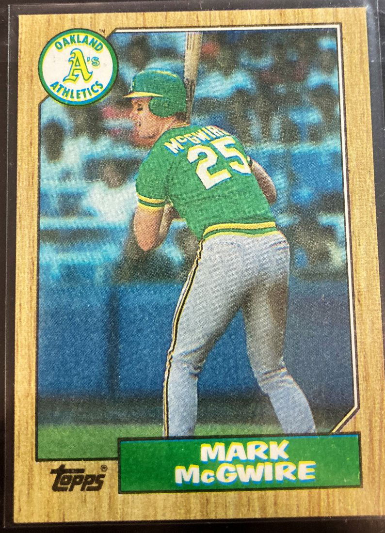1987 Topps Baseball #366 Mark McGwire RC (1 of 2)