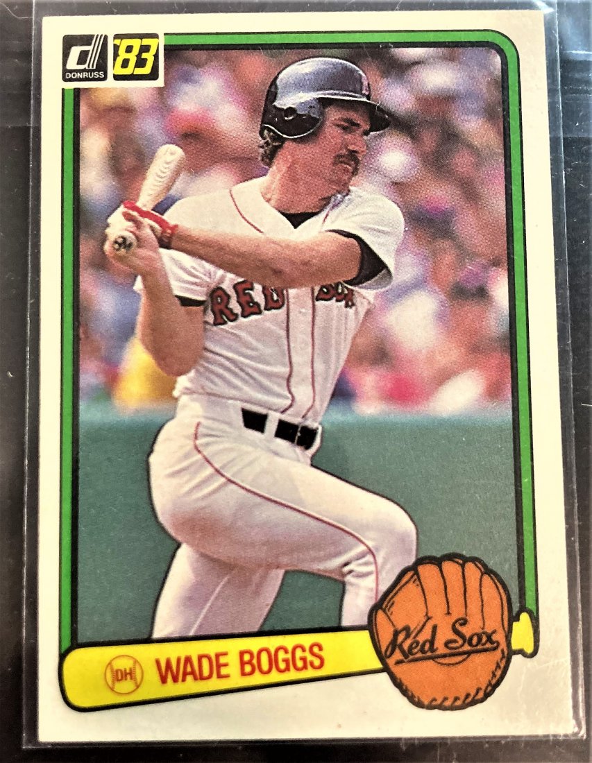 1983 Donruss Wade Boggs Rookie Card RC #586 Red Sox (1 of 2)