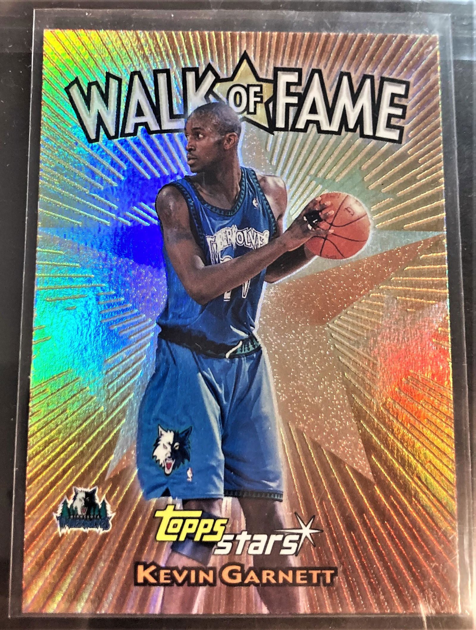 TOPPS STARS WALK OF FAME KEVIN GARNETT TIMBERWOLVES (1 of 2)