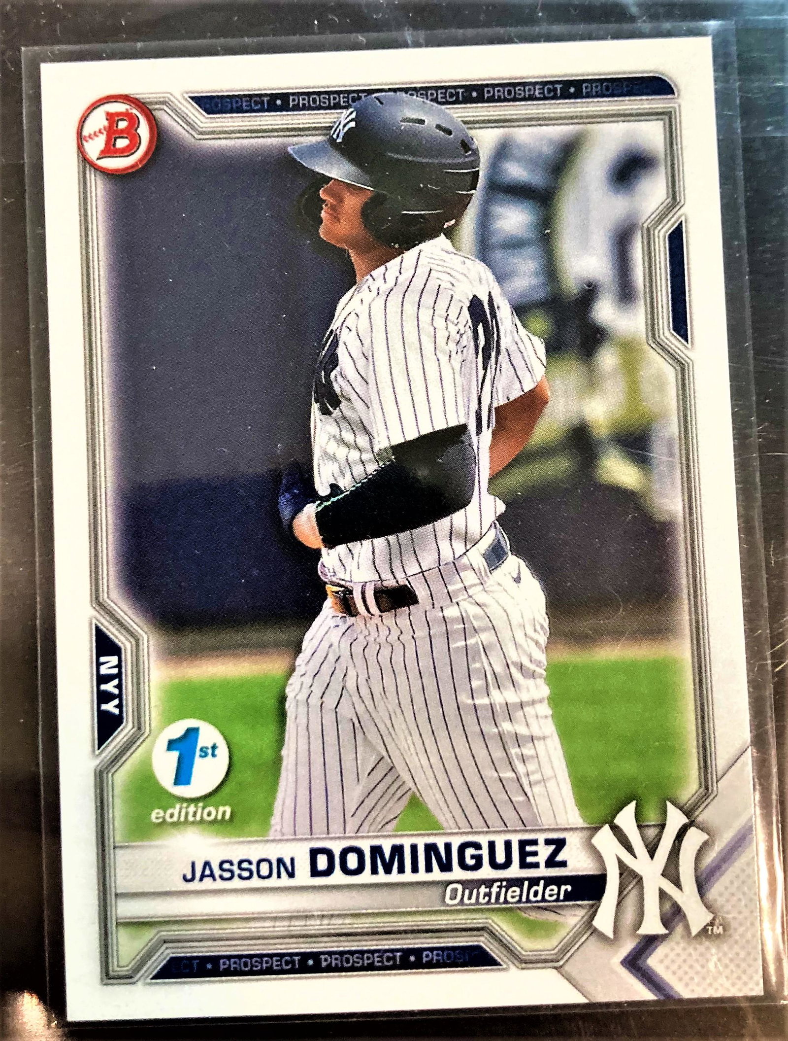 2021 Bowman 1st Edition Jasson Dominguez Paper #BFE-13 (1 of 2)