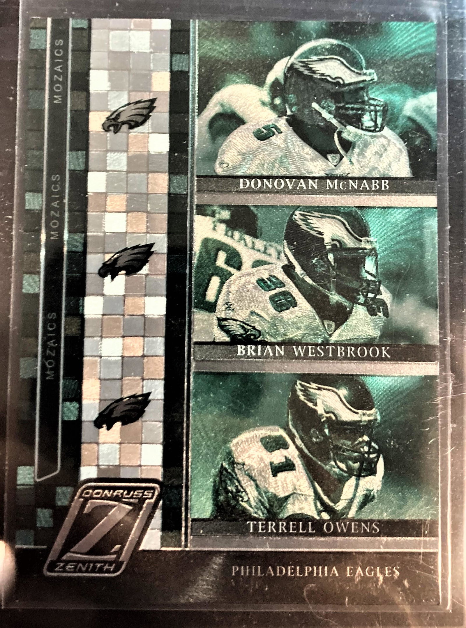 2005 Donruss Zenith Mozaics Donovan McNabb Brian (1 of 2)