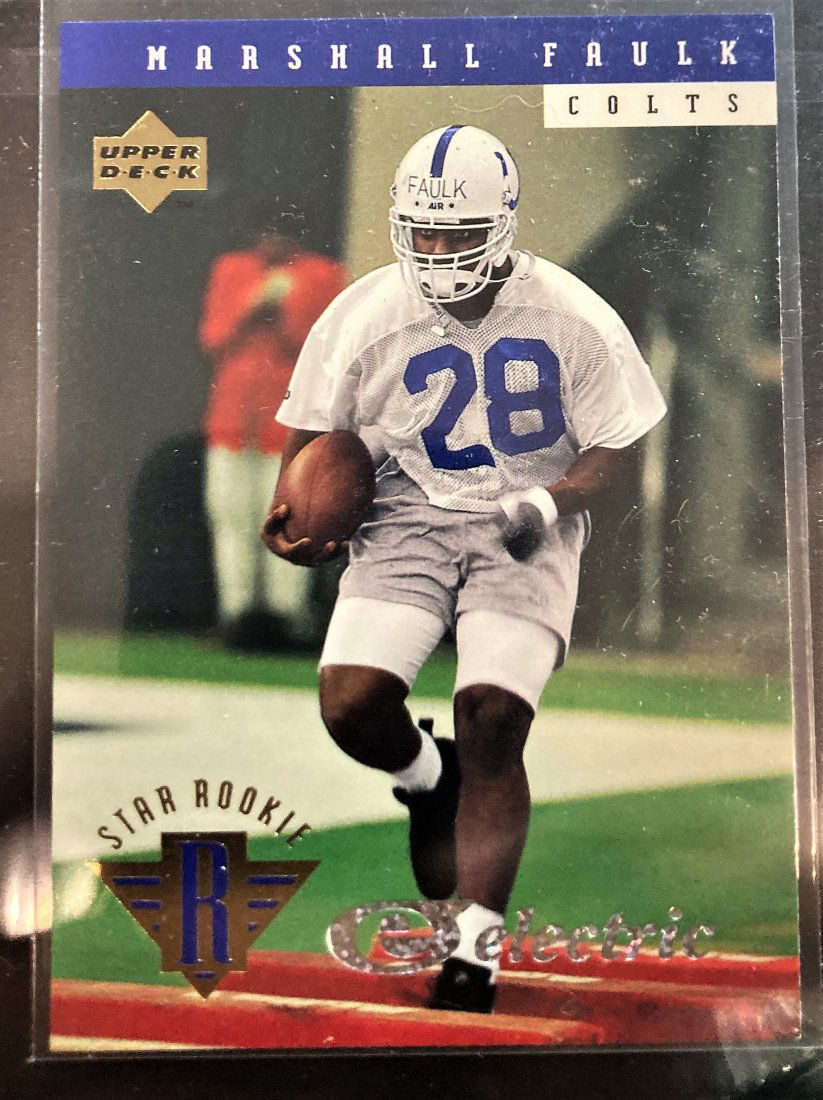 1994 UPPER DECK MARSHALL FAULK ELECTRIC ROOKIE #7 (1 of 2)