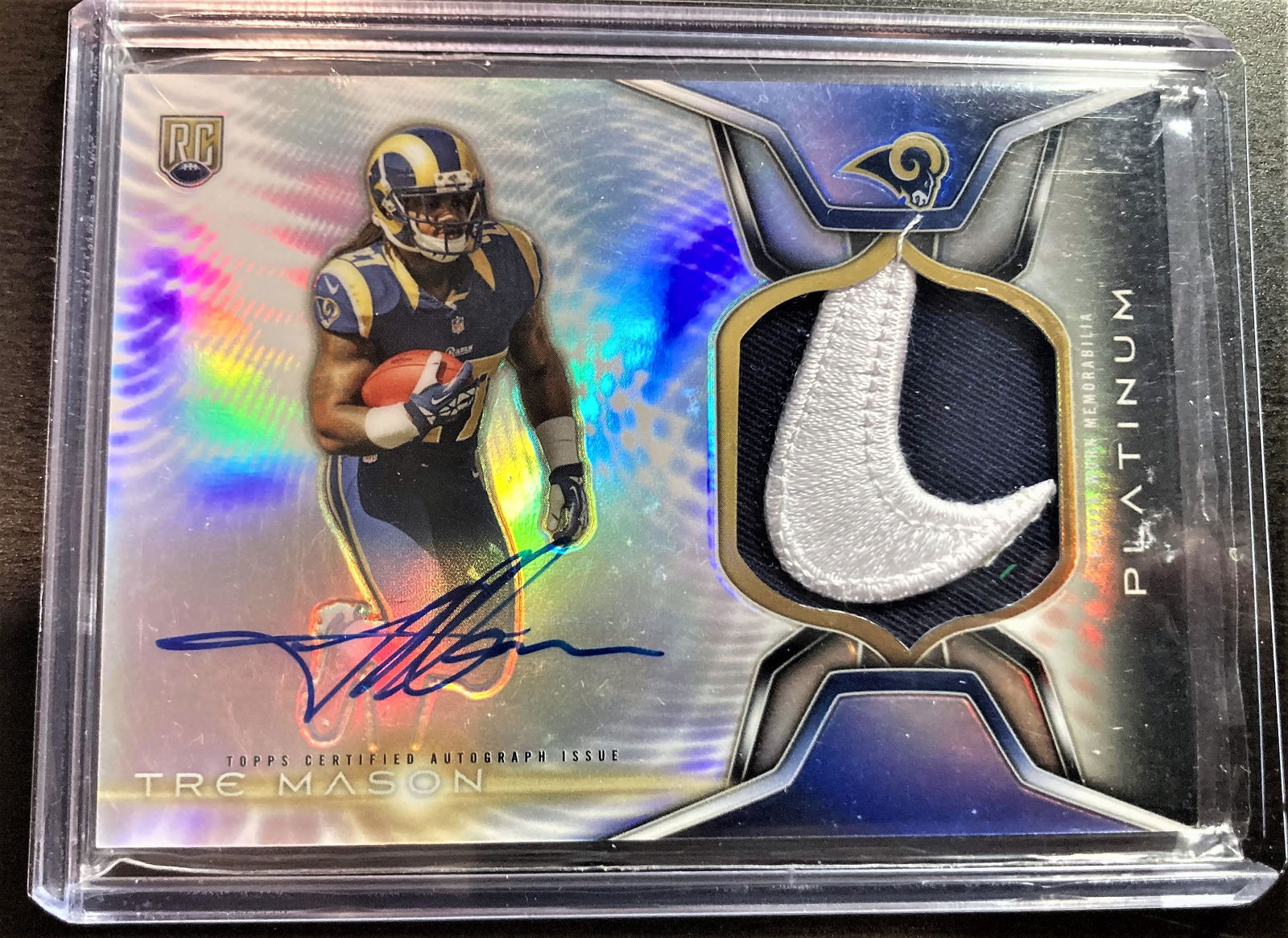 2014 Topps Platinum Tre Mason RC #ARP-TM Autograph (1 of 2)
