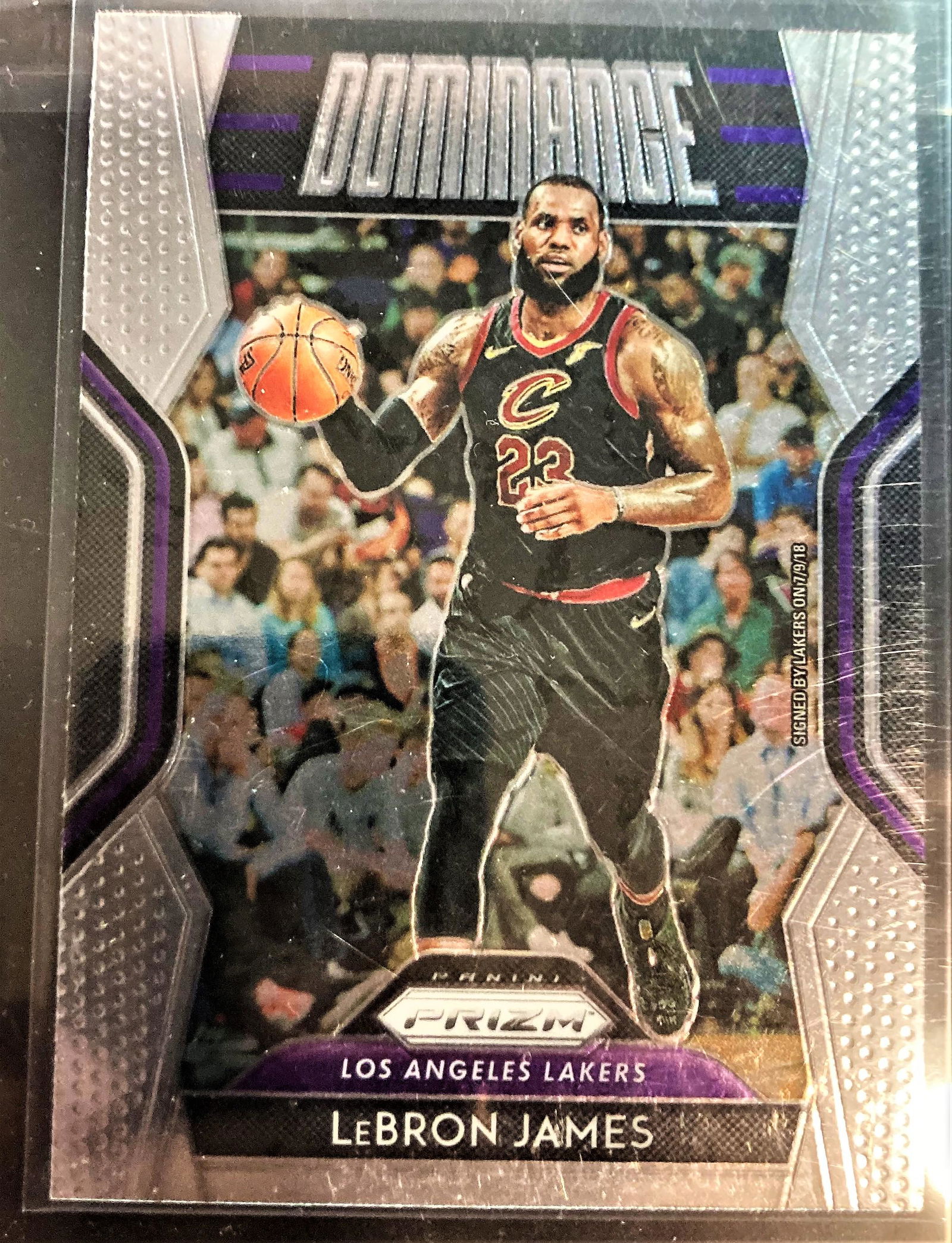 2018-19 Prizm Lebron James Dominance #29 Lakers Z872 (1 of 2)