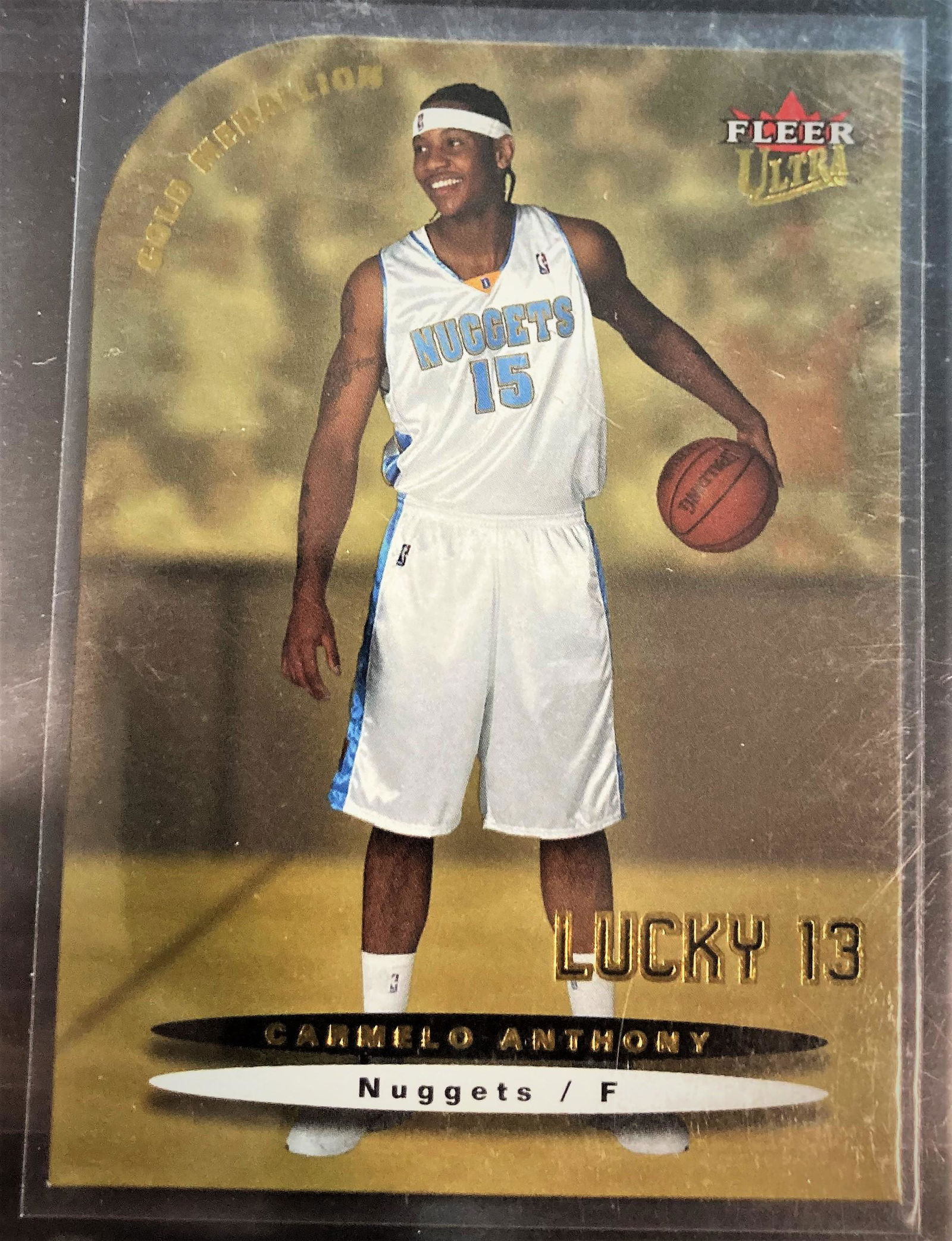 2003-04 Fleer Ultra Gold Medallion Lucky 13 Carmelo (1 of 2)