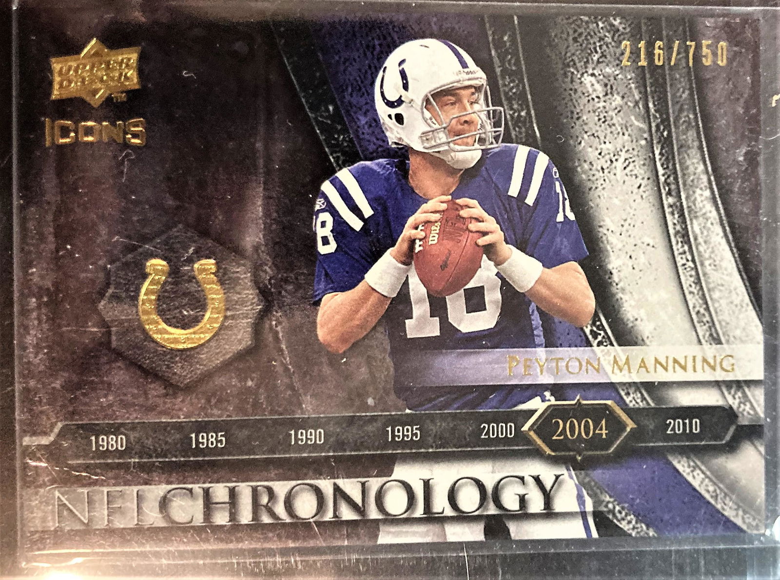 2008 Upper Deck Icons NFL Chronology Rainbow Blue /250 (1 of 2)