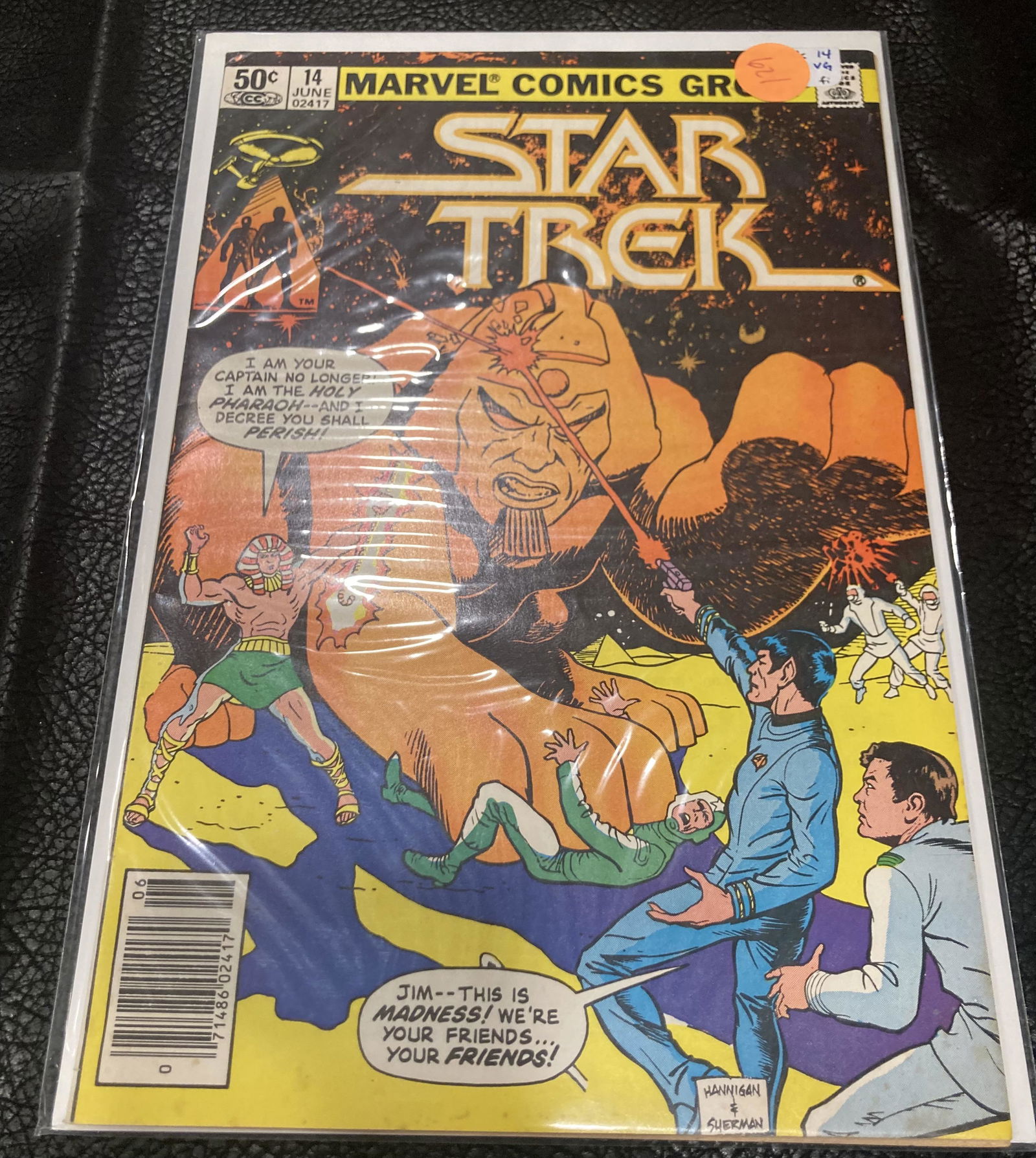 STAR TREK #14 VOL.2 MARVEL COMICS 1981 VF- NEWSSTAND (1 of 1)
