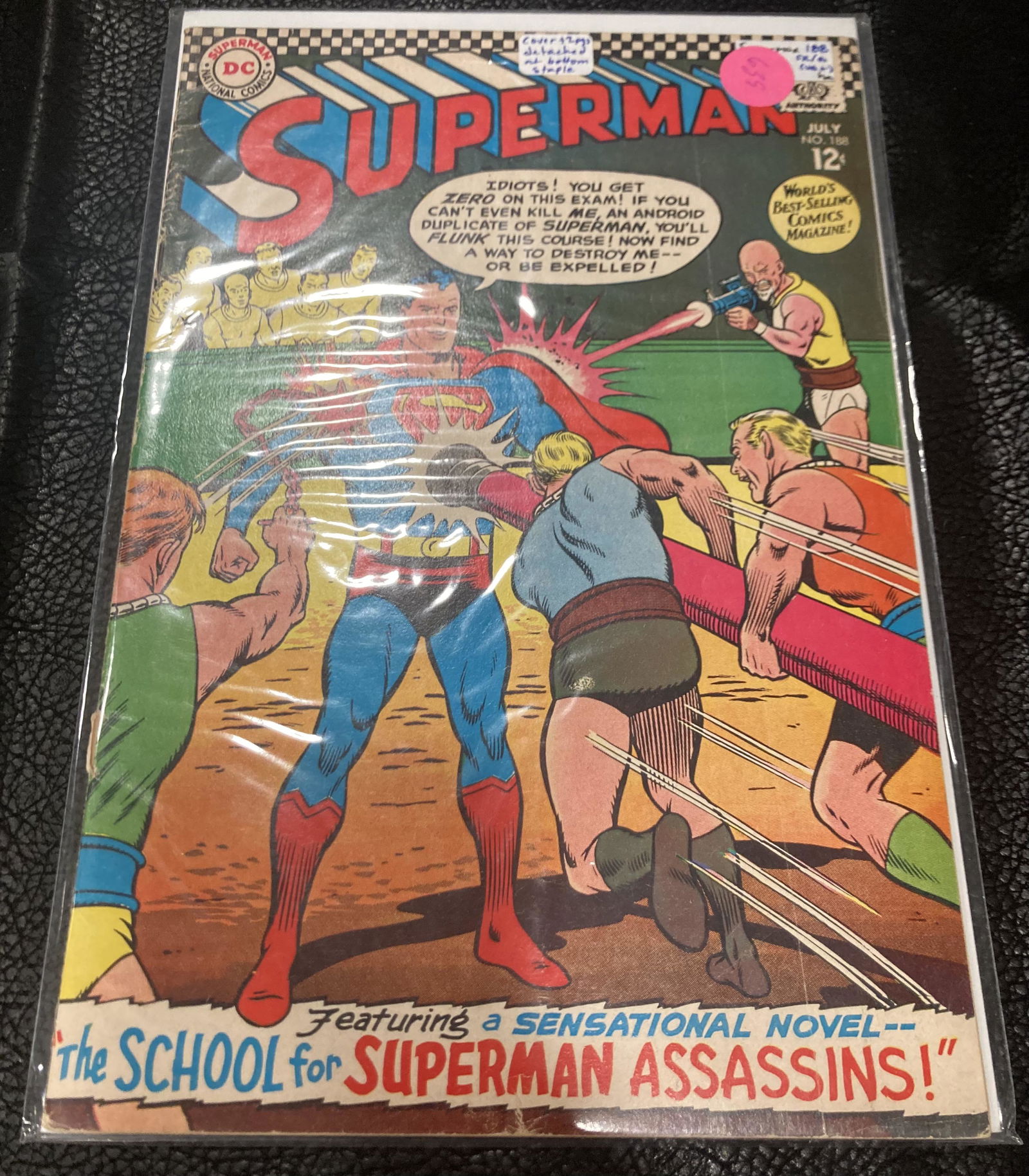 SUPERMAN #188, JULY 1966 DC COMICS-SHARP-SILVER AGE (1 of 1)