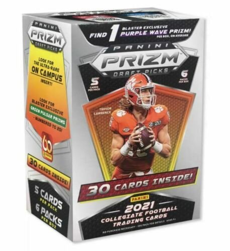 2021 PANINI PRIZM DRAFT PICKS NFL FOOTBALL BLASTER BOX (1 of 1)