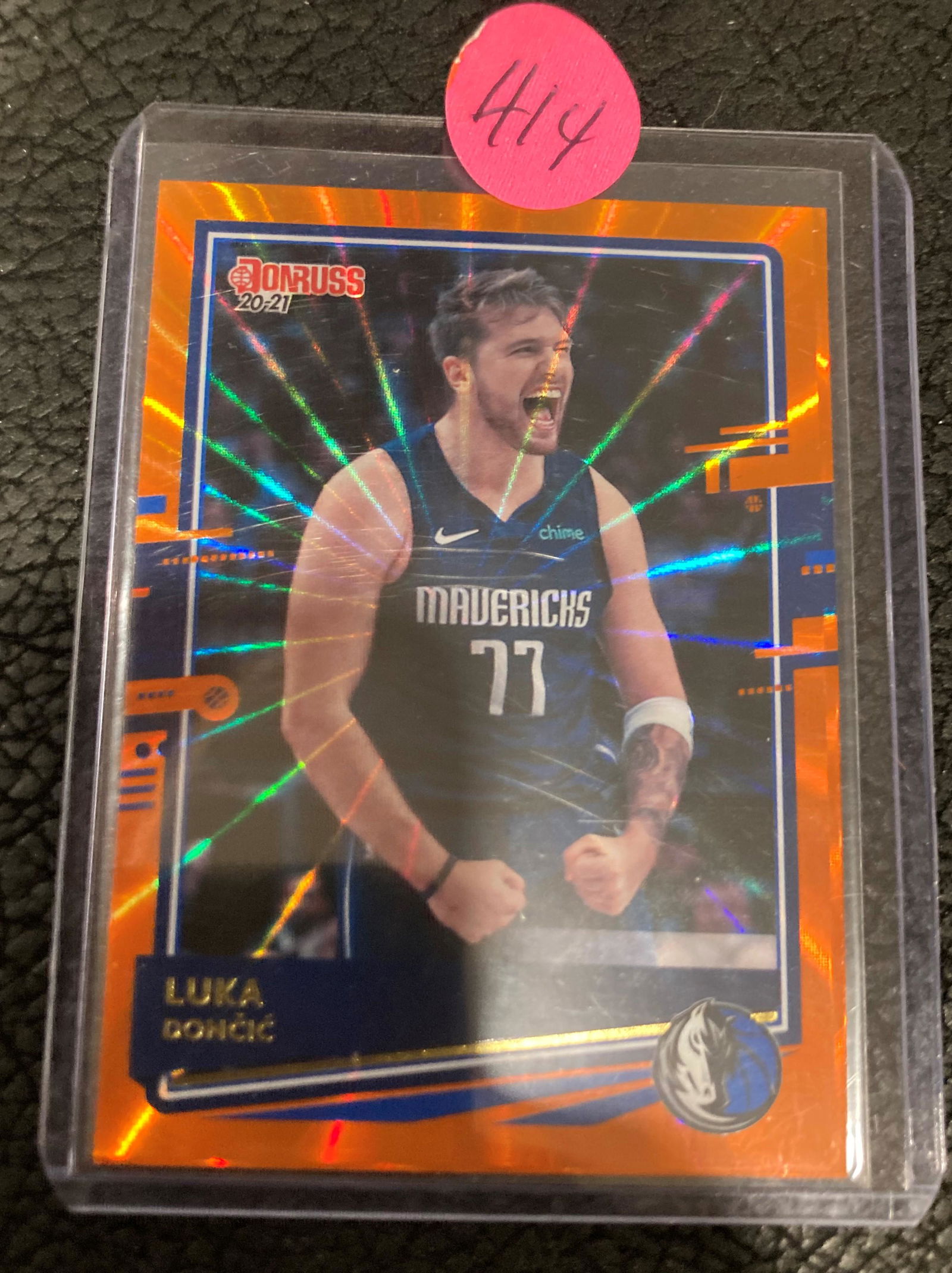 2020-21 Panini Donruss Luka Doncic Holo Orange Laser (1 of 1)