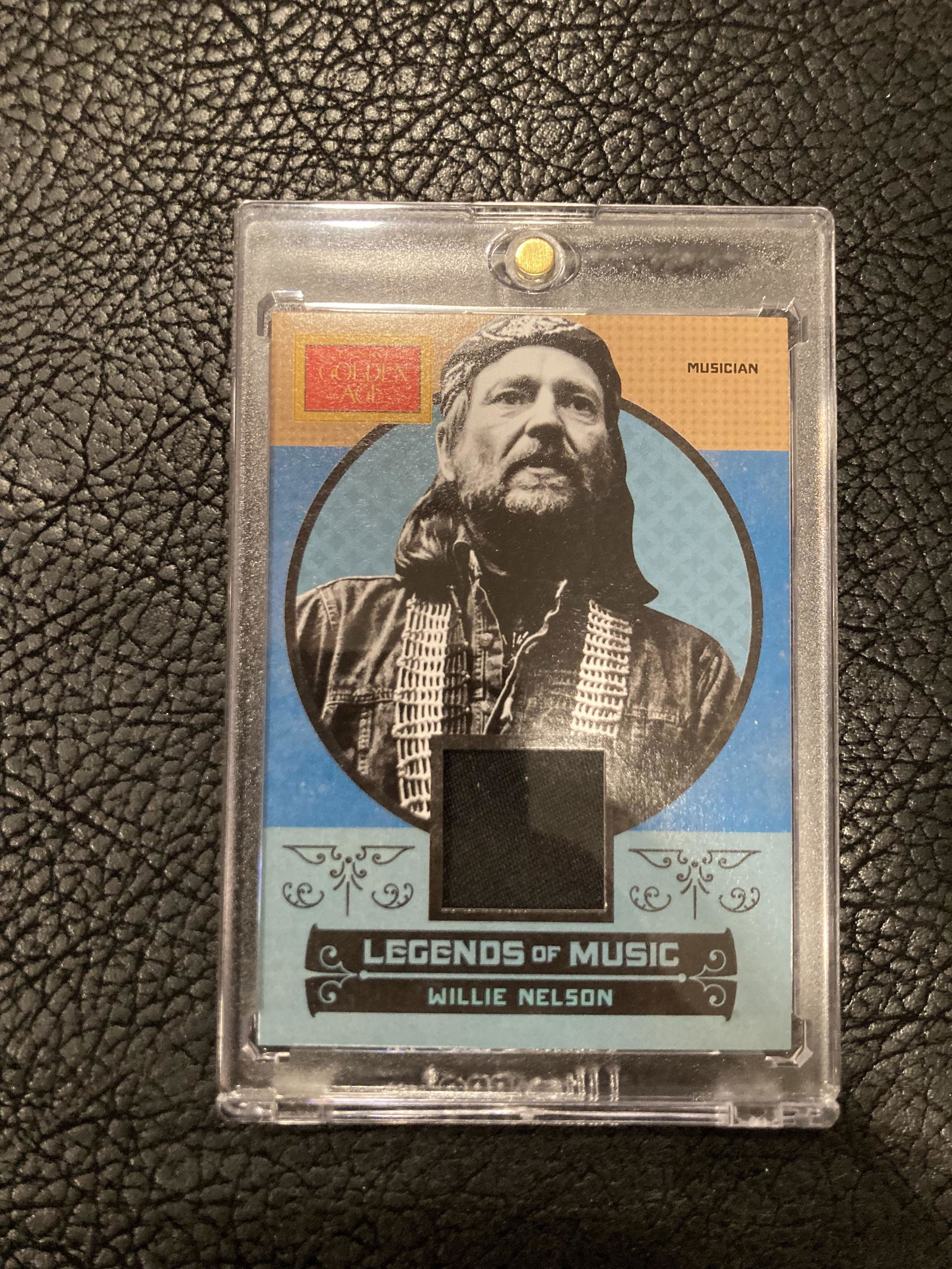 2014 Panini Golden Age Willie Nelson Color Relic Swatch (1 of 2)