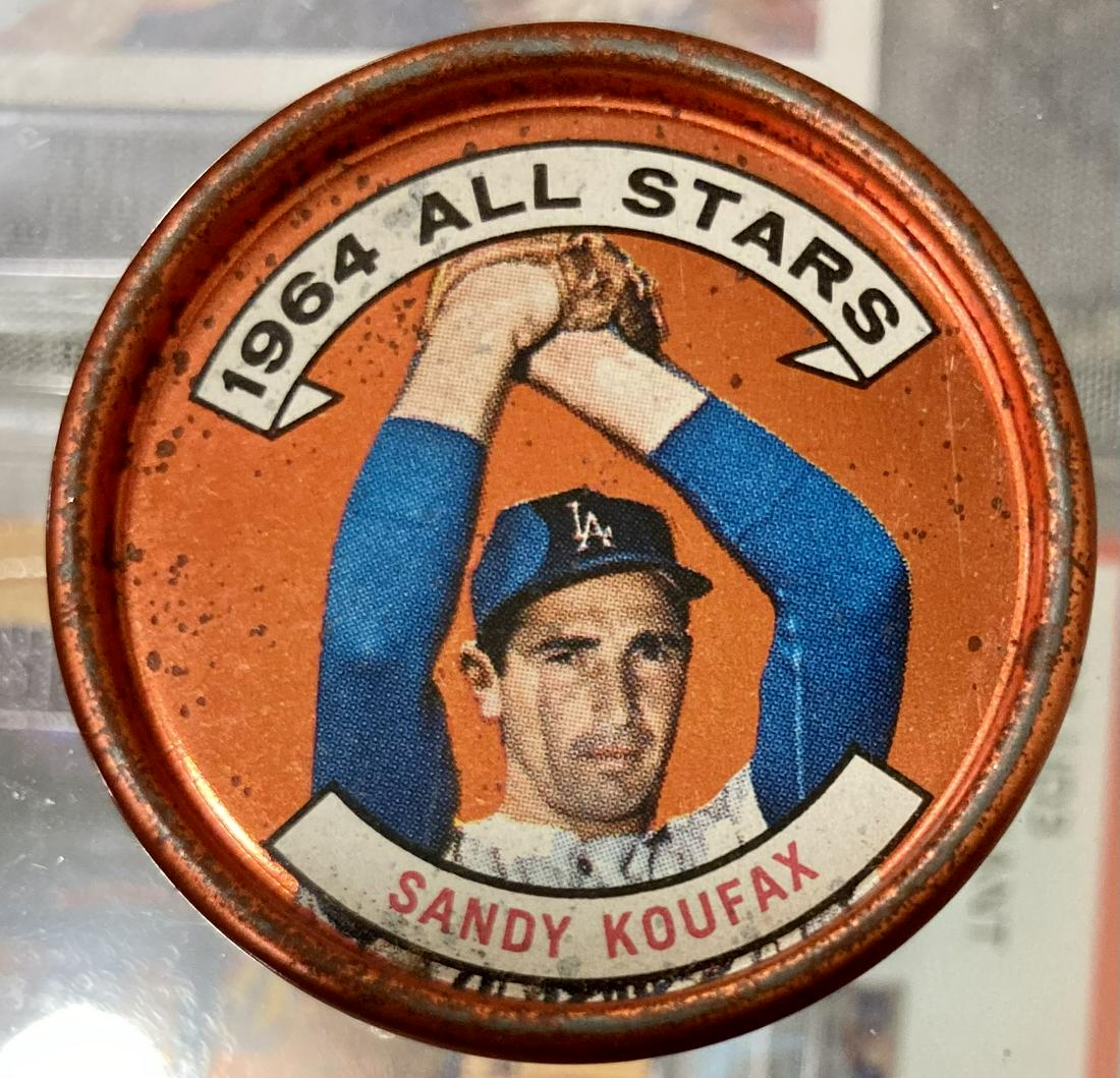 1964 Topps Baseball Coin Pin #159 Sandy Koufax La (1 of 2)