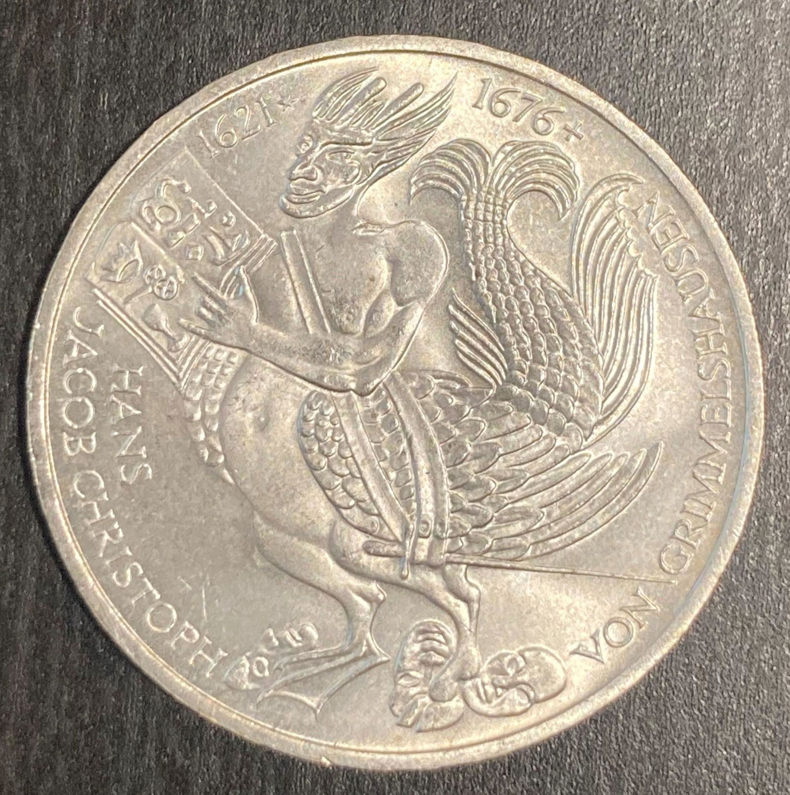 1976 D Deutschland Germany - 5 Mark Deutsche Bu Silver (1 of 2)