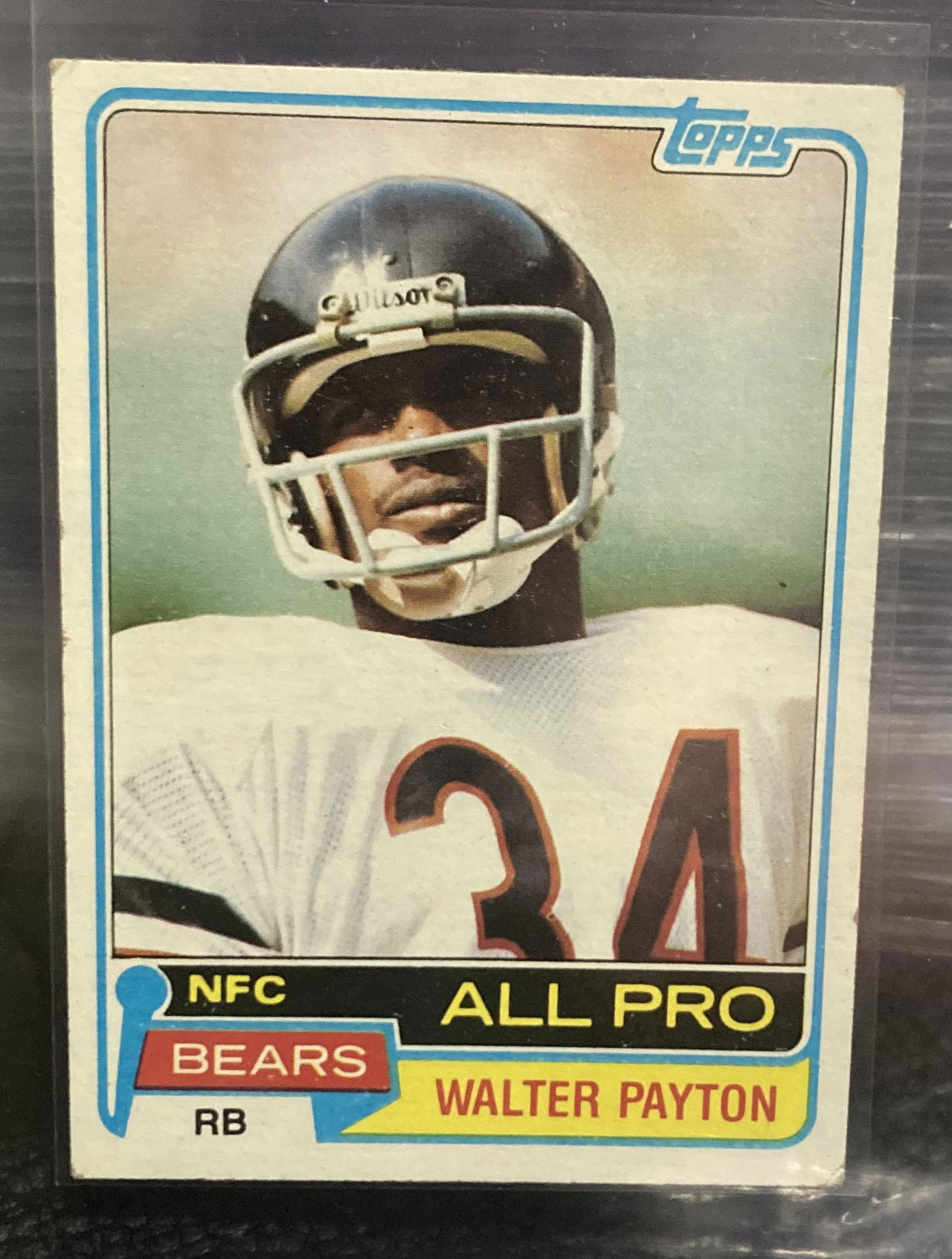 1981 Topps Walter Payton #400 Nfc All-Pro Bears (1 of 2)