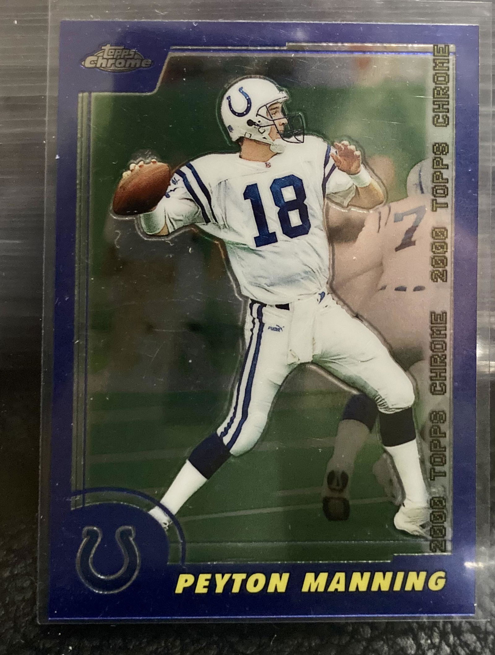 2000 Peyton Manning Topps Chrome Indianapolis Colts (1 of 2)
