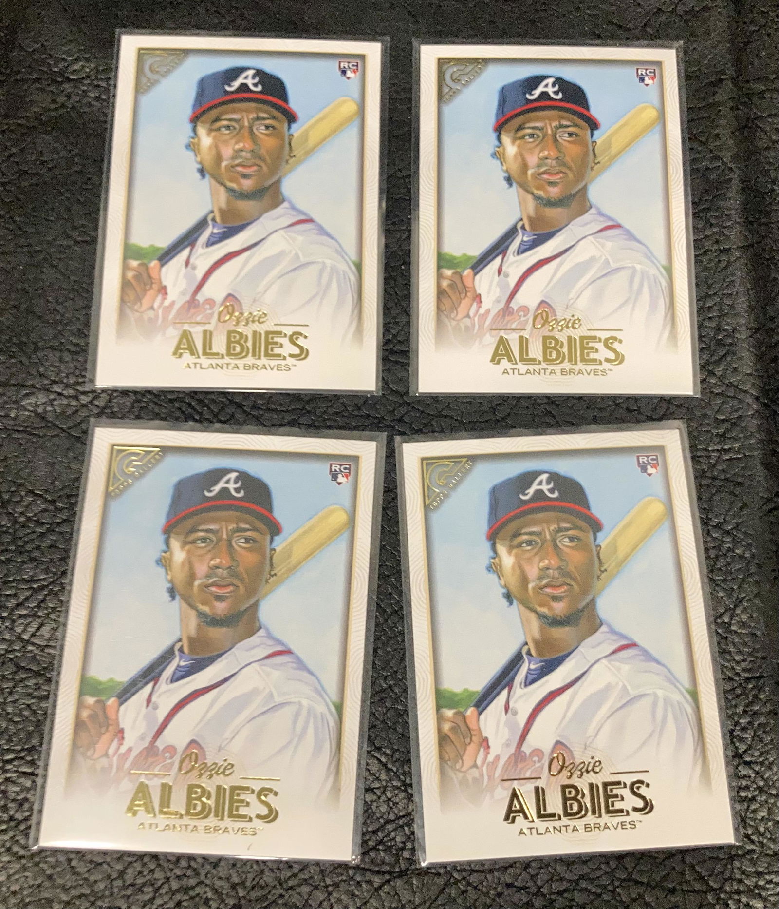 OZZIE ALBIES RC 2018 Topps Gallery #67 Atlanta Braves (1 of 2)