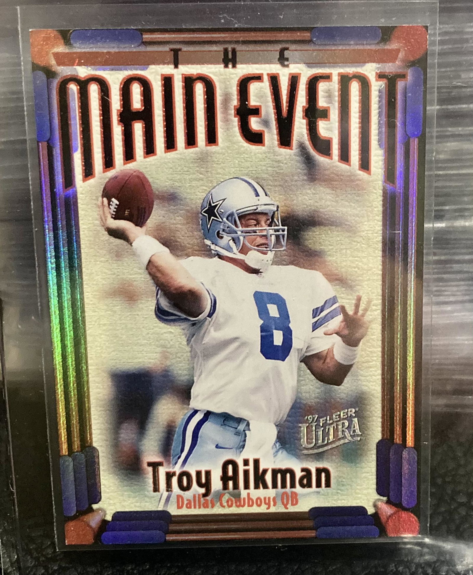1997 Fleer Ultra The Main Event Troy Aikman #6ME HOF (1 of 2)