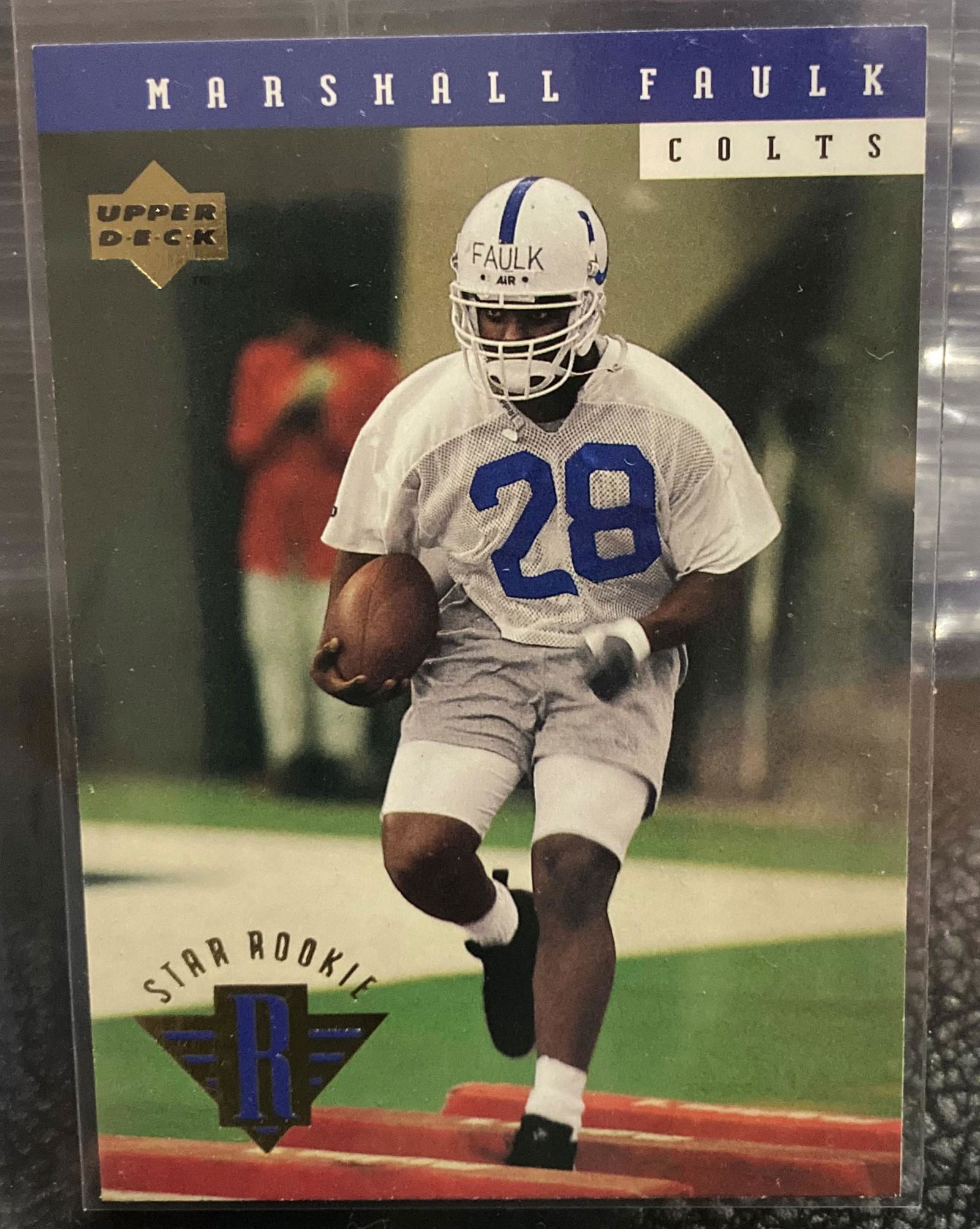 Marshall Faulk Colts 1994 Upper Deck Football Star (1 of 2)