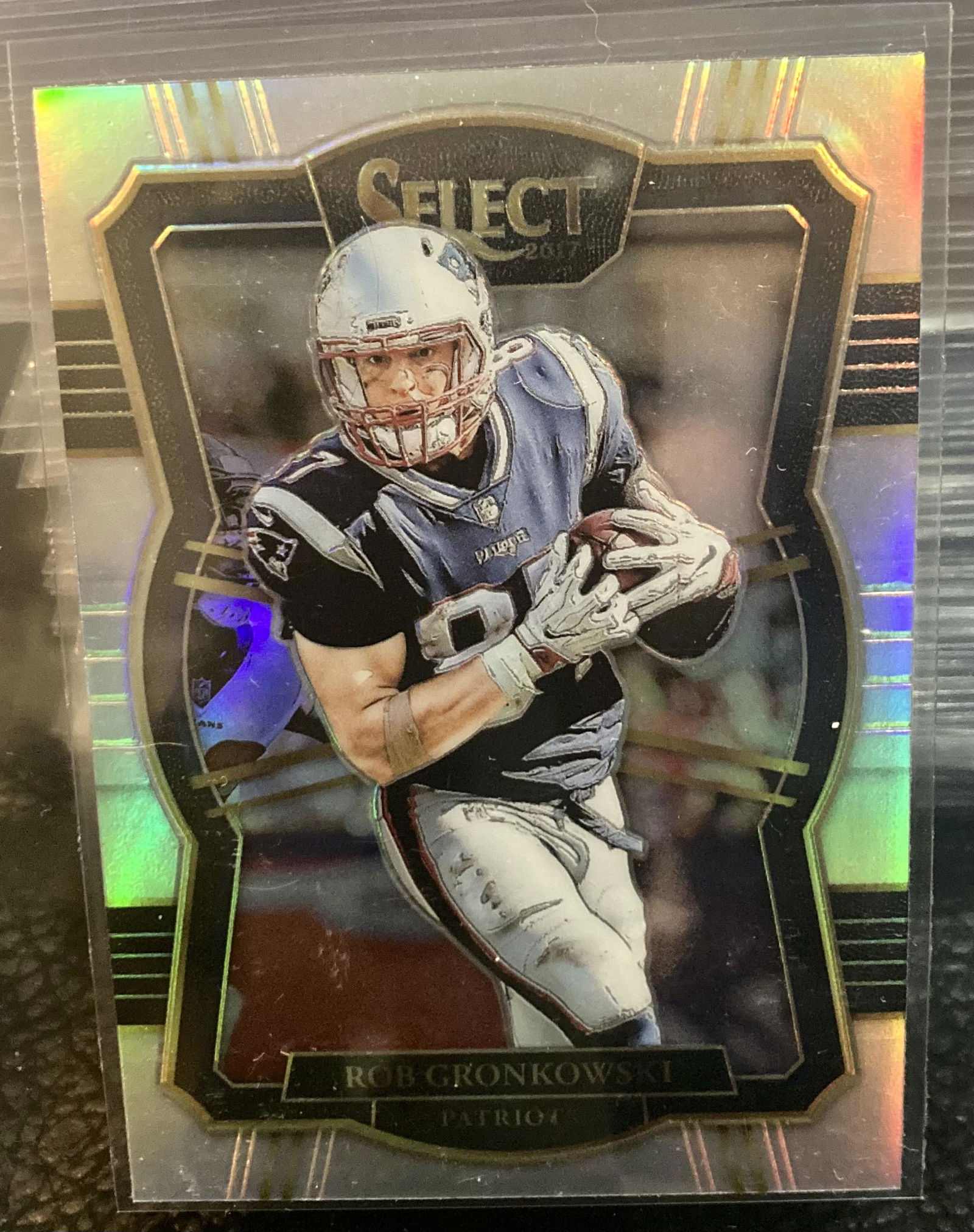 Rob Gronkowski 2017 Select Premier Level Silver Prizm (1 of 2)