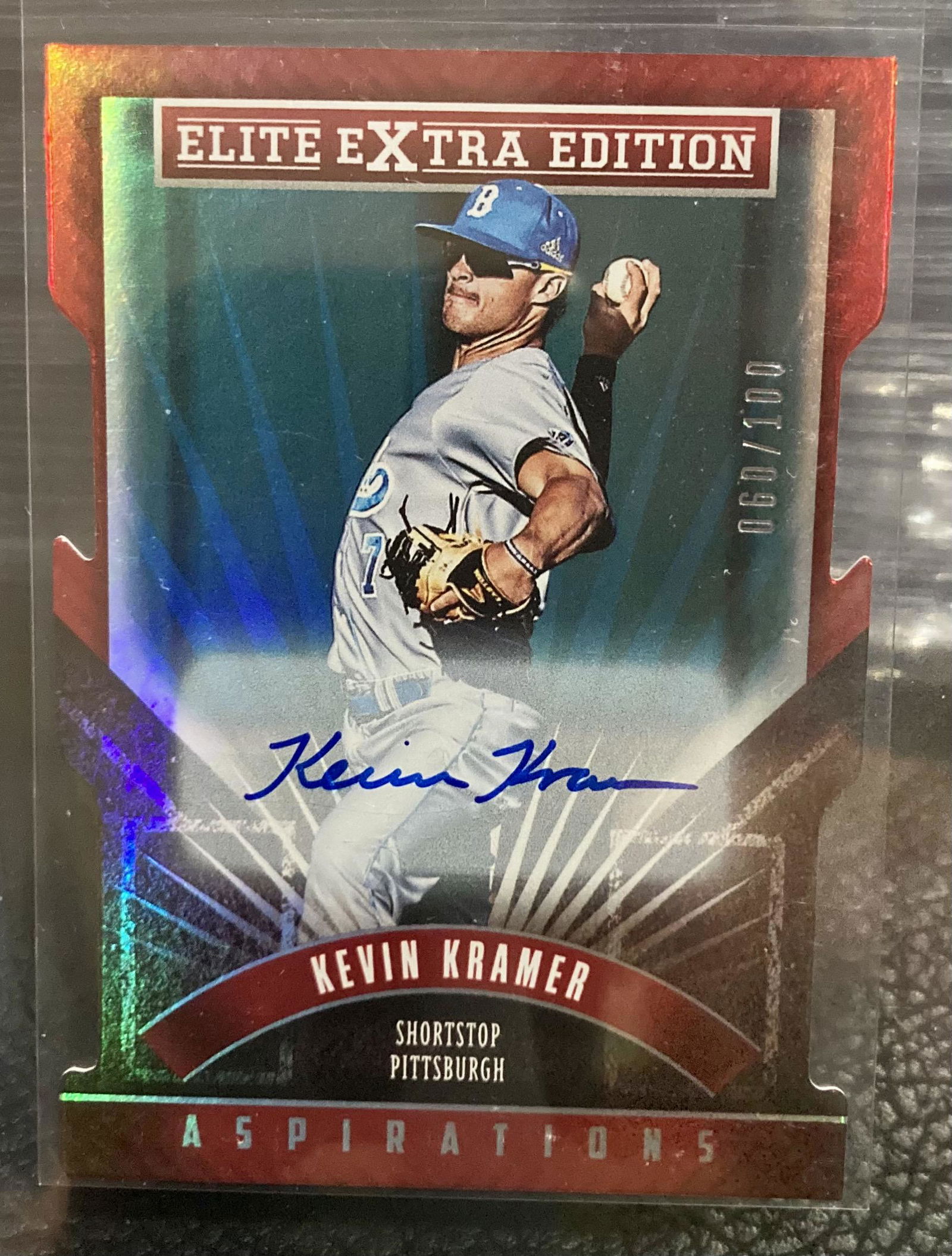 Kevin Kramer 2015Elite Extra Edition Aspirations /100: Kevin Kramer 2015elite Extra Edition Aspirations /100 #63 Auto