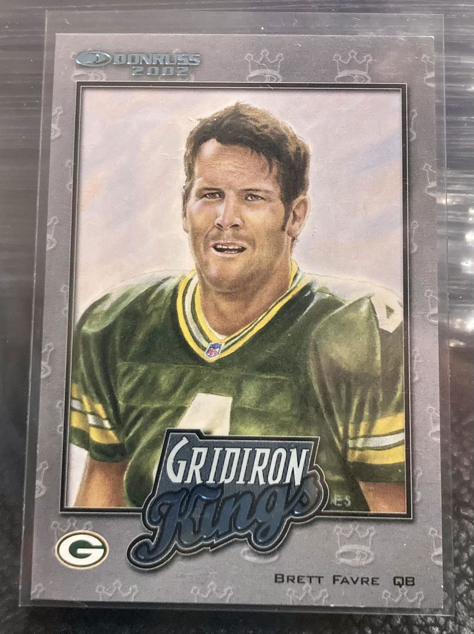 2002 Donruss Gridiron Kings /2000 Brett Favre #GK-4 HOF (1 of 2)