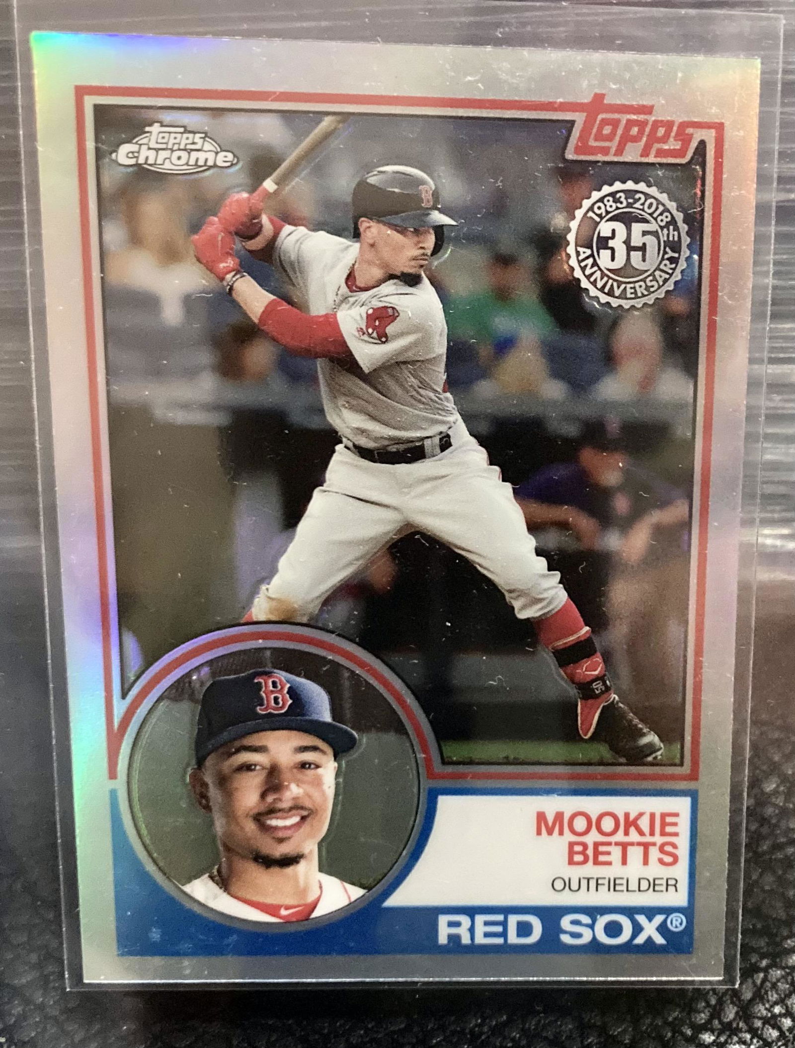Mookie Betts 2018 Topps Chrome 1983 35th Anniversary (1 of 2)
