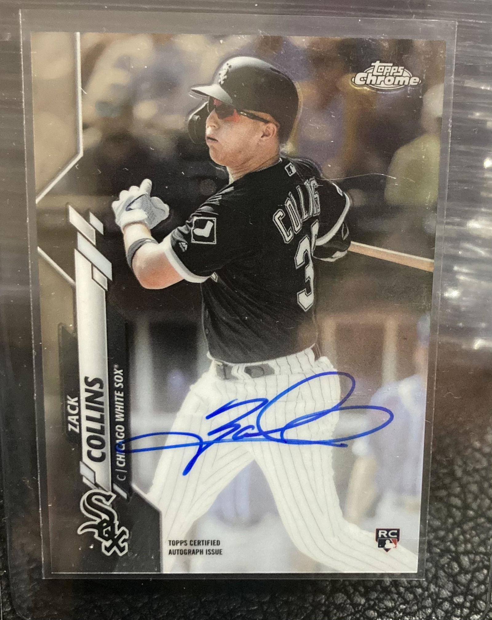 Zack Collins 2020 Topps Chrome Rookie Auto Ra-Zc (1 of 2)