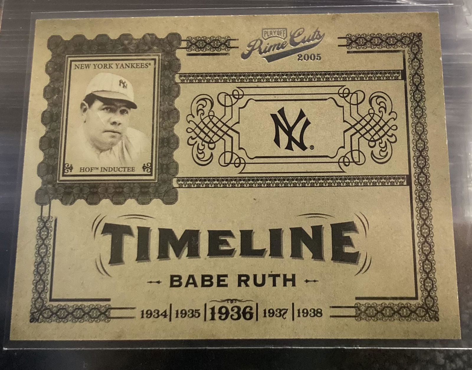 Babe Ruth 2005 05 Prime Cuts Mlb Icons Insert #MLB-23 (1 of 2)