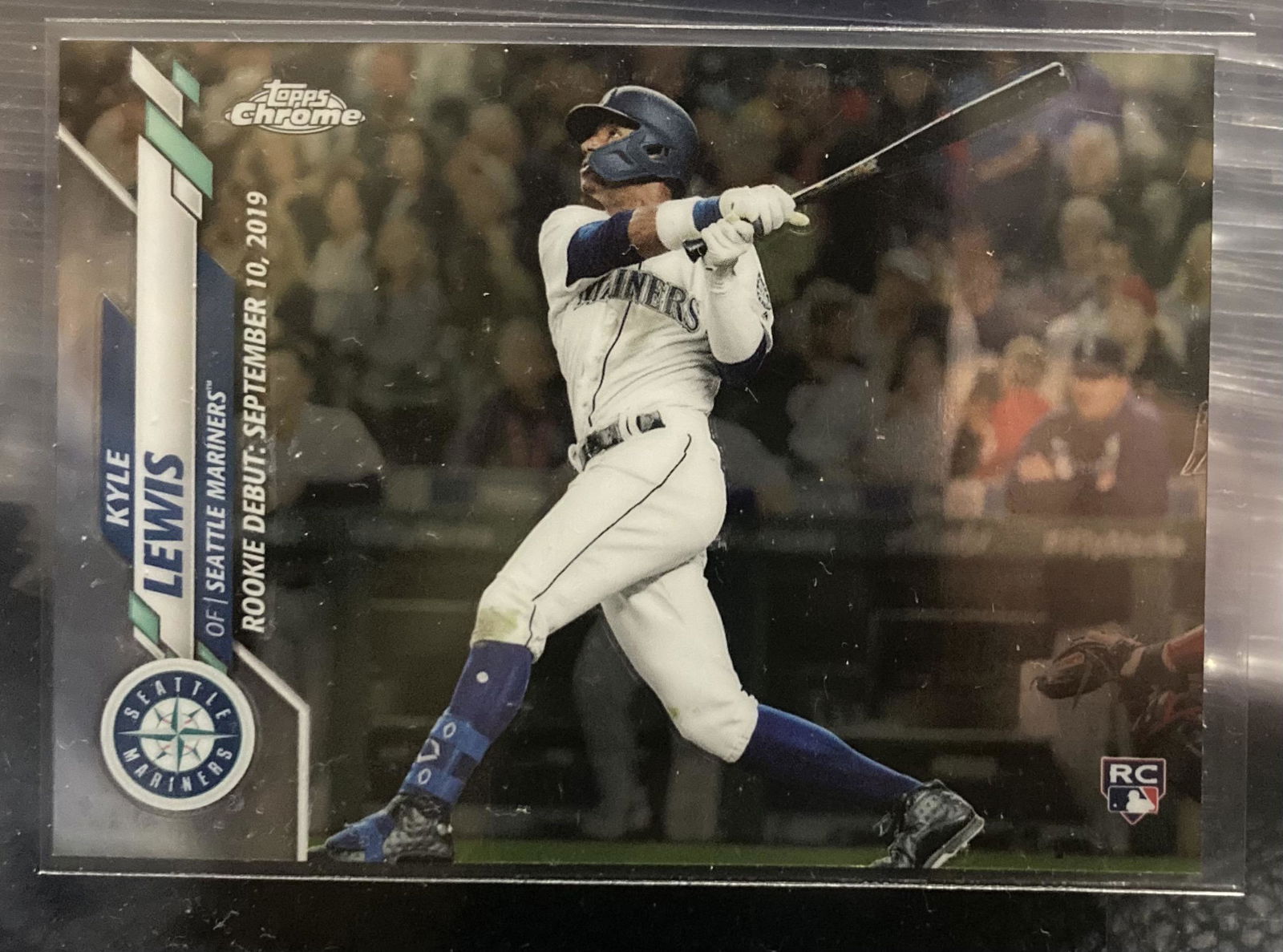 2020 Topps Chrome Kyle Lewis Rookie Debut RC #U-59 (1 of 2)