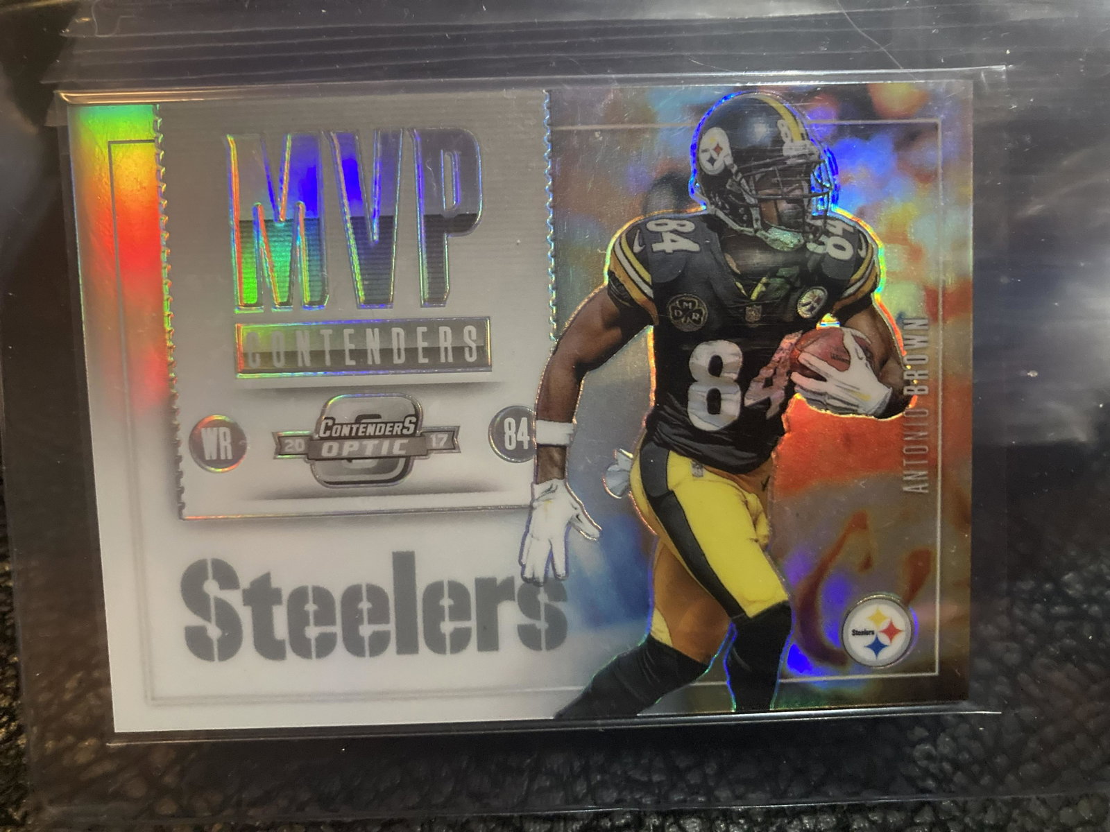 Antonio Brown 2017 Contenders Optic Mvp Refractor #23: Antonio Brown 2017 Contenders Optic Mvp Refractor #23 Steelers Raiders