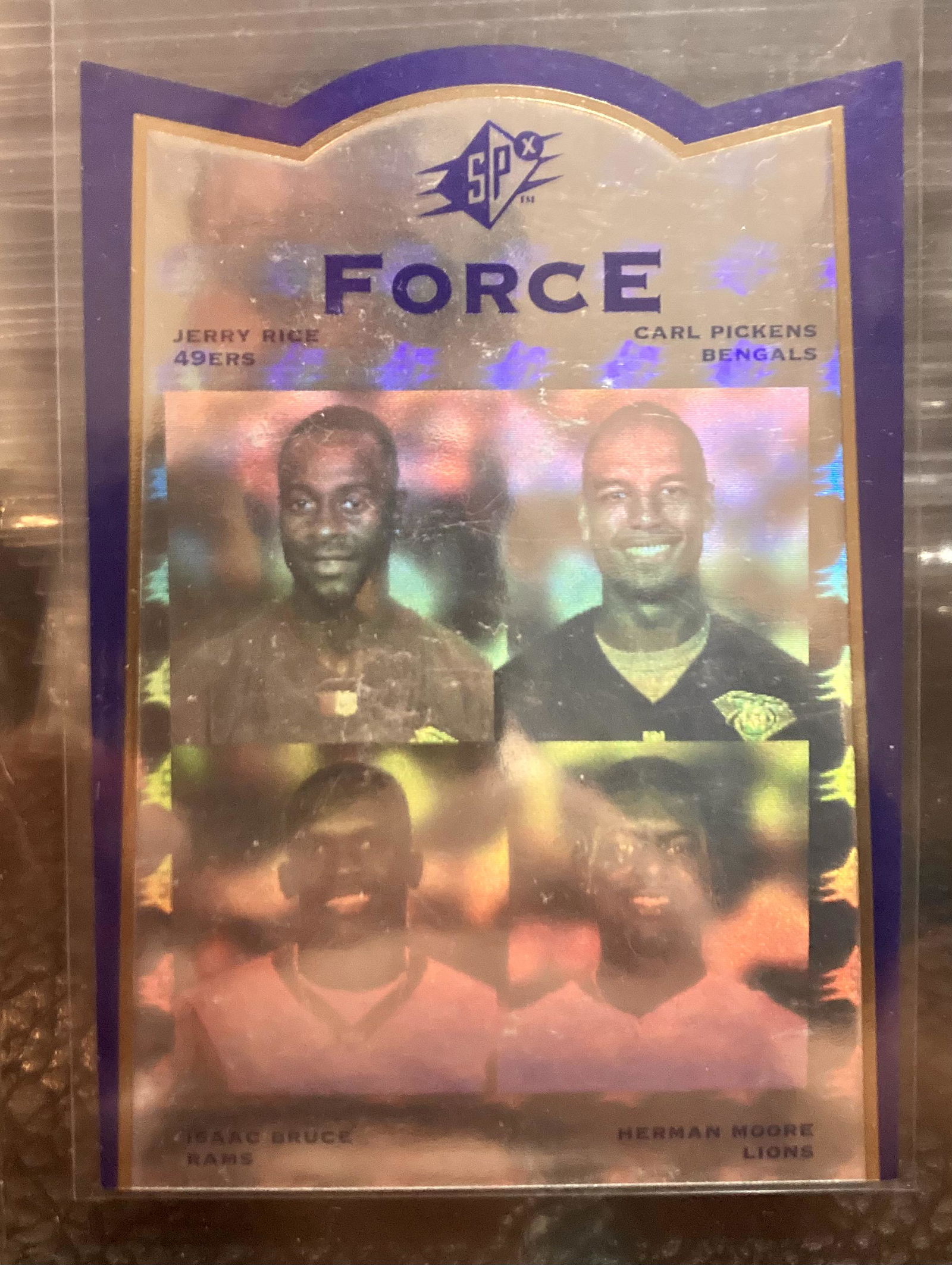 Jerry Rice 1996 Sp Spx Force #FR4 Moore Pickens Bruce (1 of 2)