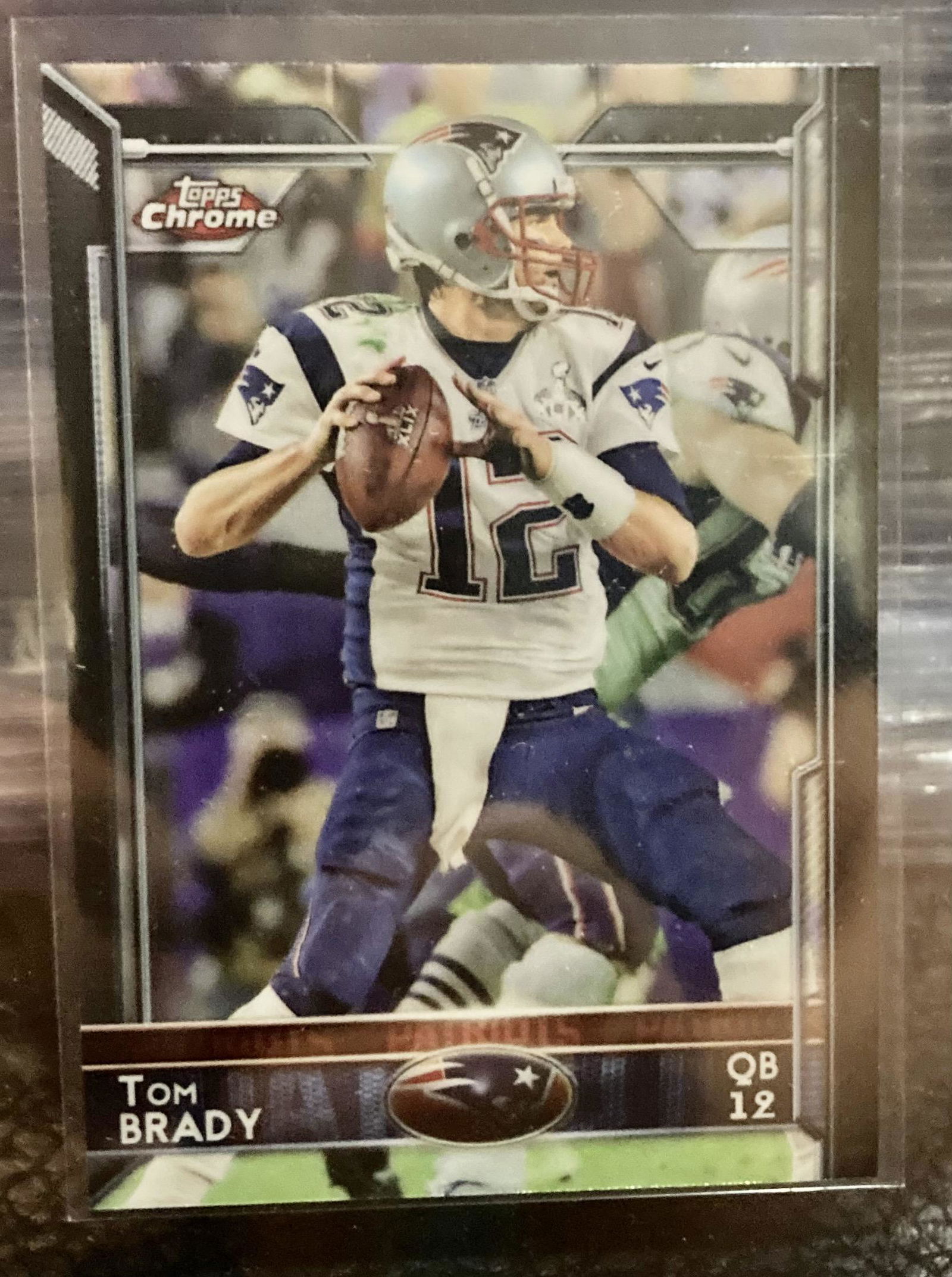 Tom Brady 2015 Topps Chrome #50 Patriots Bucs (1 of 2)