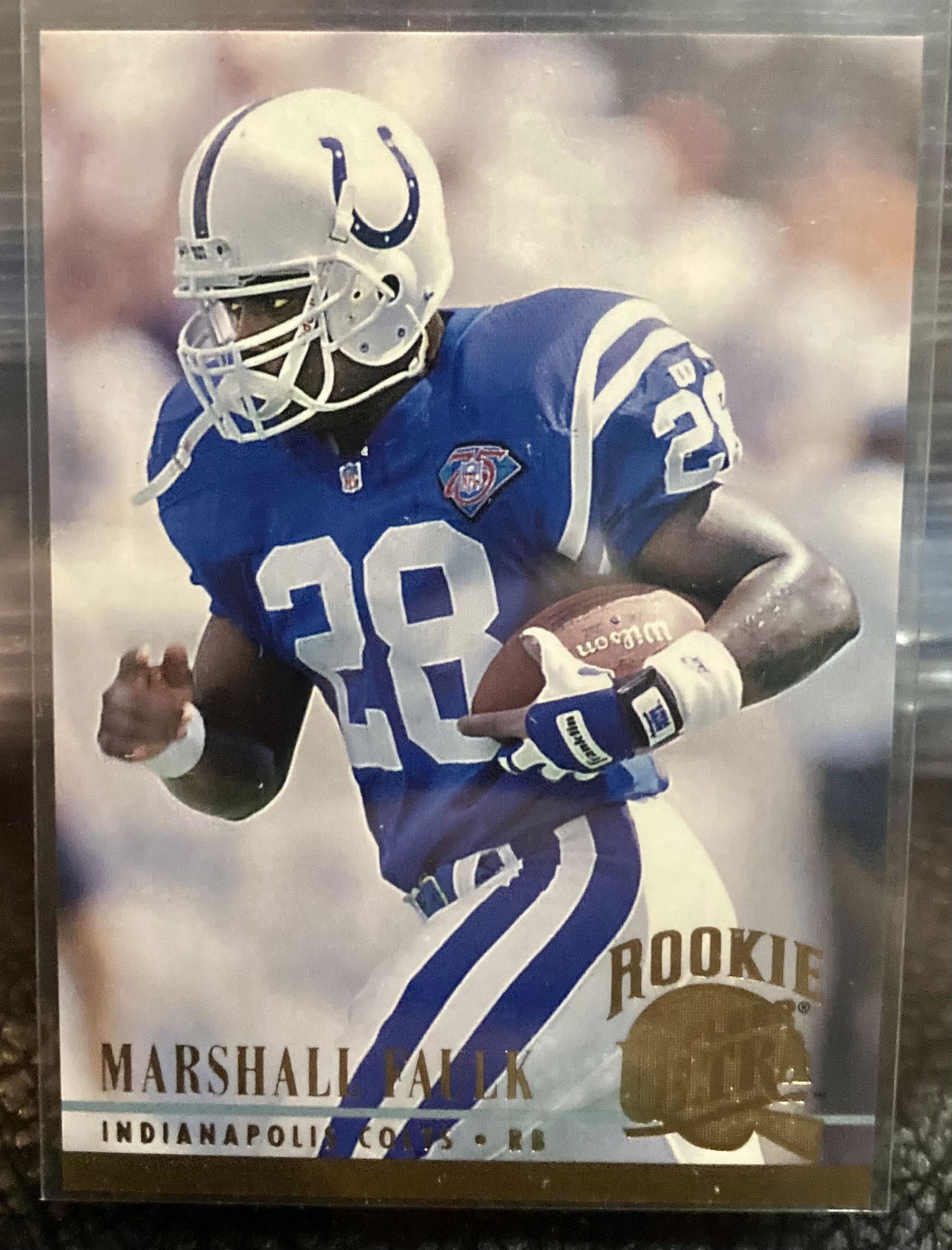 Marshall Faulk 1994 Ultra Rookie Card #408 Colts (1 of 2)