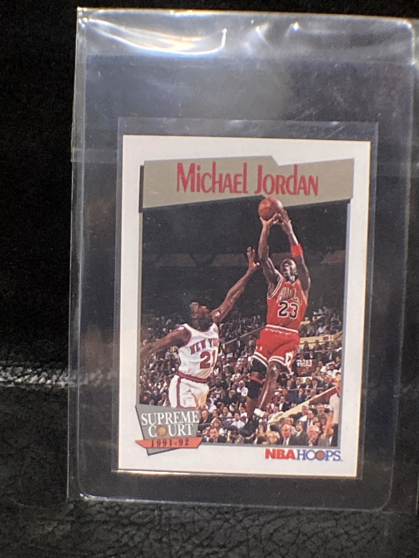 Michael Jordan Chicago Bulls 1991-92 NBA Hoops Supreme: Michael Jordan Chicago Bulls 1991-92 NBA Hoops Supreme Courts HOF