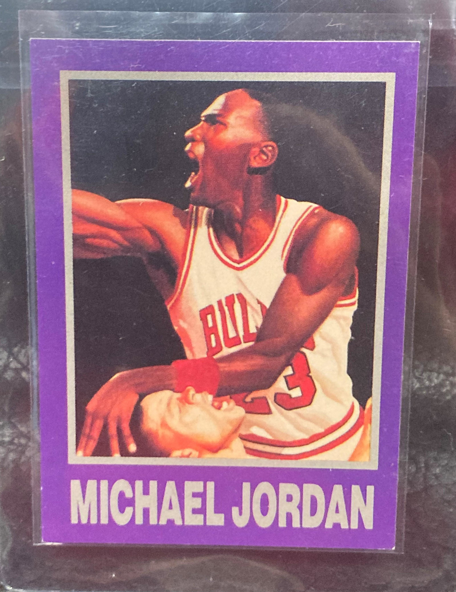 MICHAEL JORDAN 1990-91 Chicago Bulls Big League Starz: MICHAEL JORDAN 1990-91 Chicago Bulls Big League Starz Card