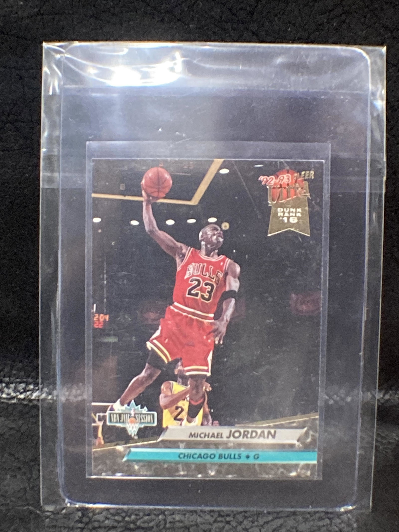 Michael Jordan Fleer Ultra 1993 Top 20 Jammer Card #216: Michael Jordan Fleer Ultra 1993 Top 20 Jammer Card #216 Chicago Bulls