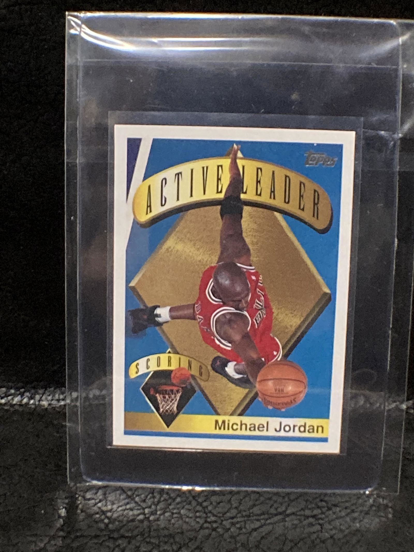 Michael Jordan 1995 Topps #1 Chicago Bulls Hof Active (1 of 2)