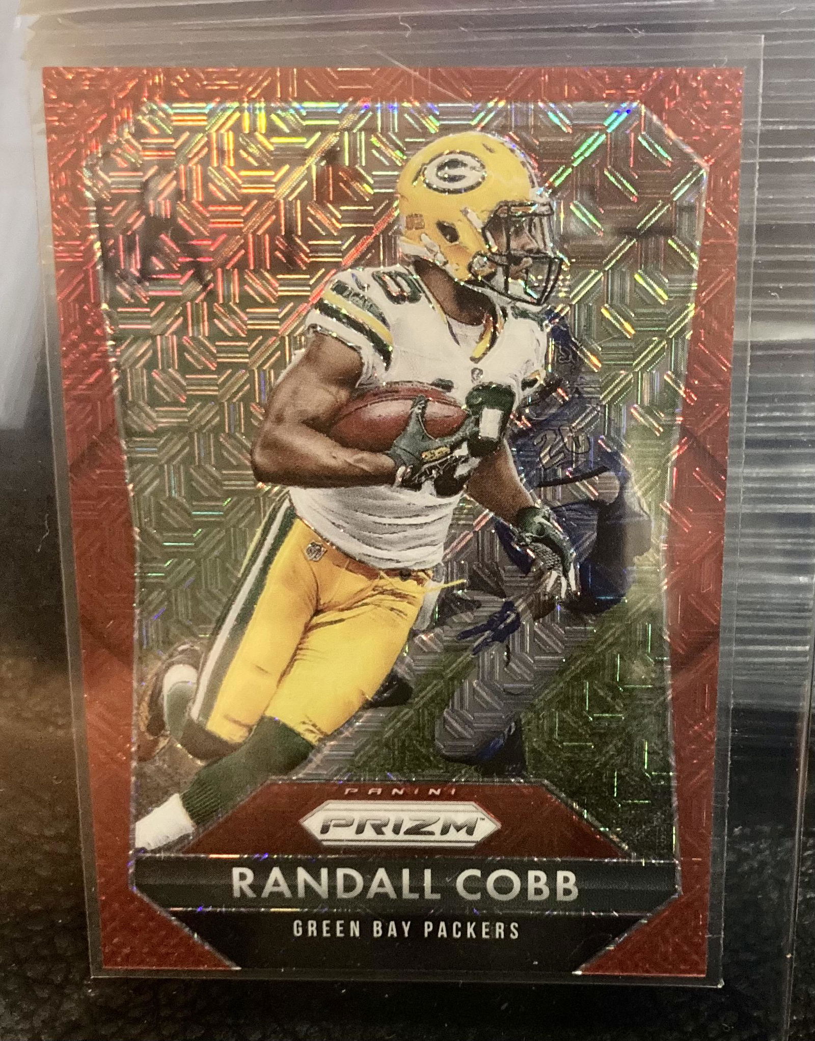 Randall Cobb 2015 Paganini Prizm Red Mojo Prizms /99 (1 of 2)