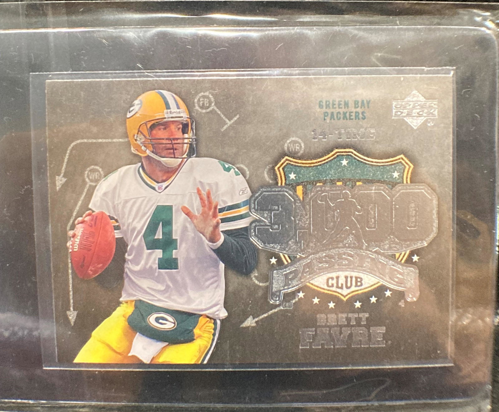 Brett Favre2006 Ud 3000 Passing Club Nfl Card Packers: Brett Favre2006 Ud 3000 Passing Club Nfl Card Packers