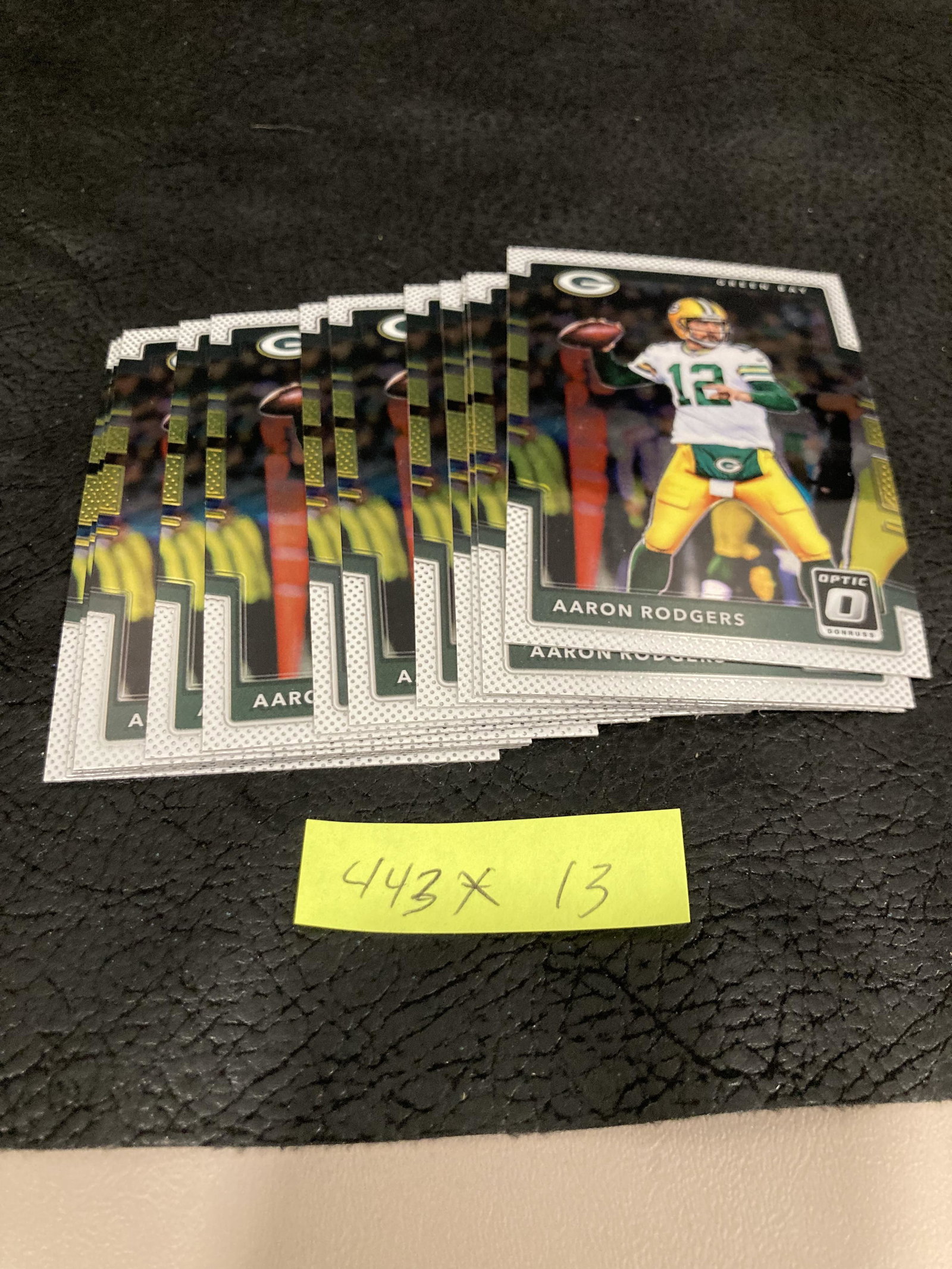 Aaron Rogers Donruss Optic 2017 Football Card Packer: Aaron Rogers Donruss Optic 2017 Football Card #43 PackersLot of 13