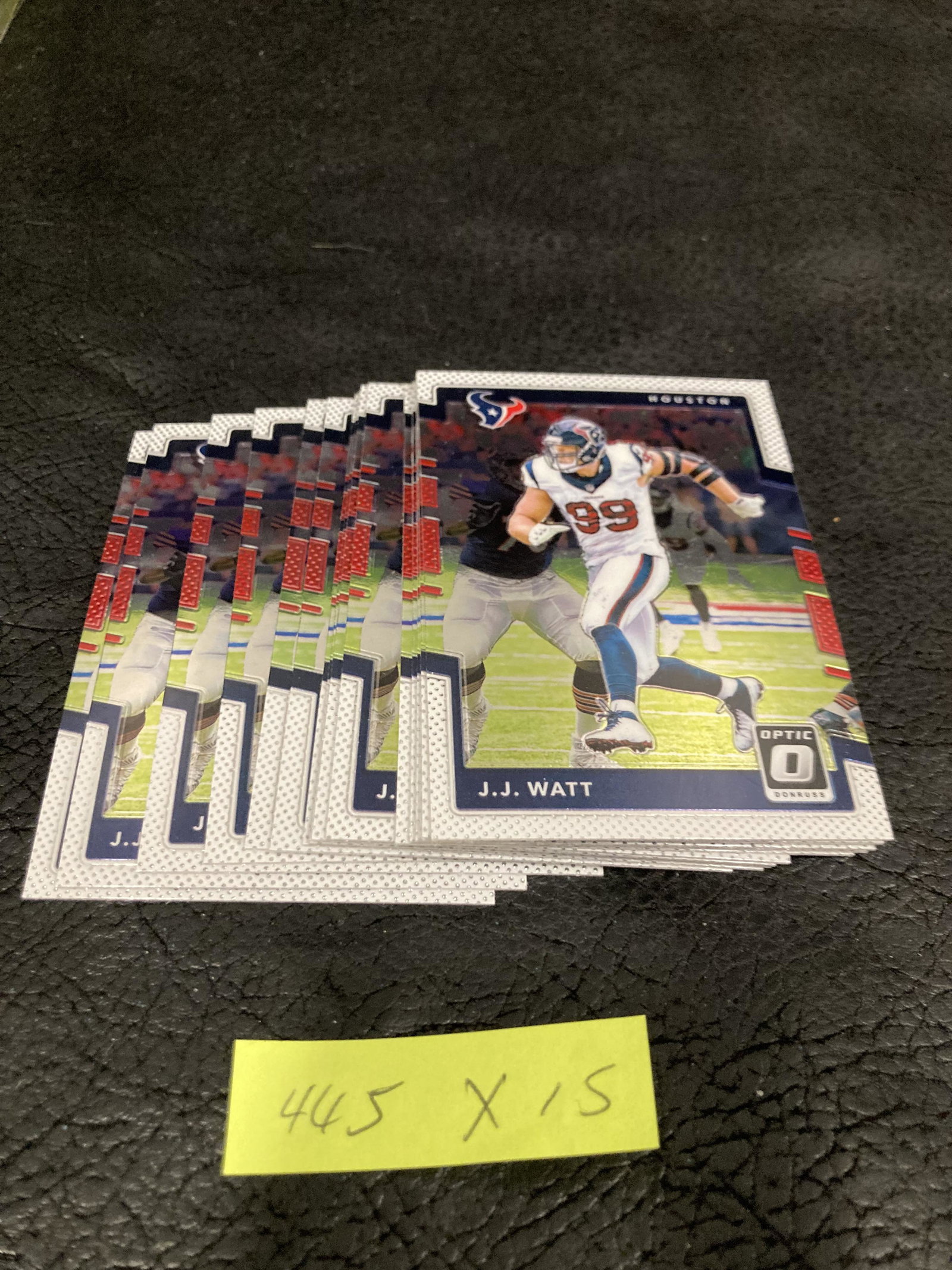 JJ Watt 2017 Optic NFL Card Texans #75 Lot of 15: JJ Watt 2017 Optic NFL Card Texans #75 Lot of 15