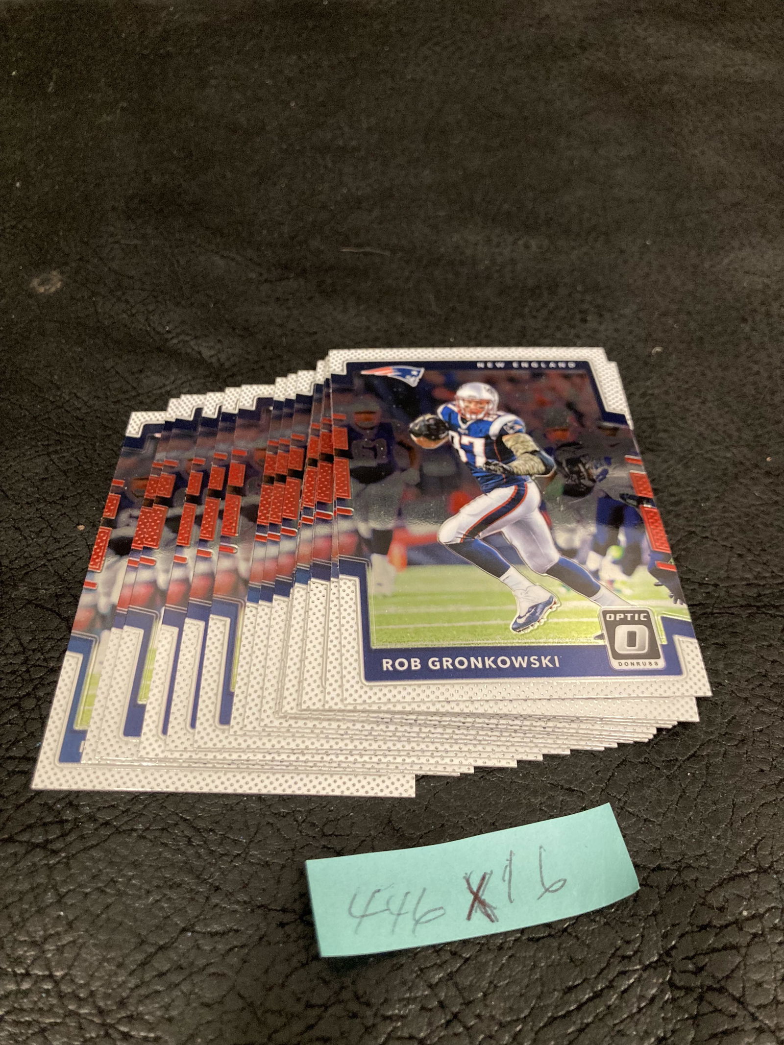 Rob Gronkowski 2017 Panini Donruss Optic Lot of  16 (1 of 1)