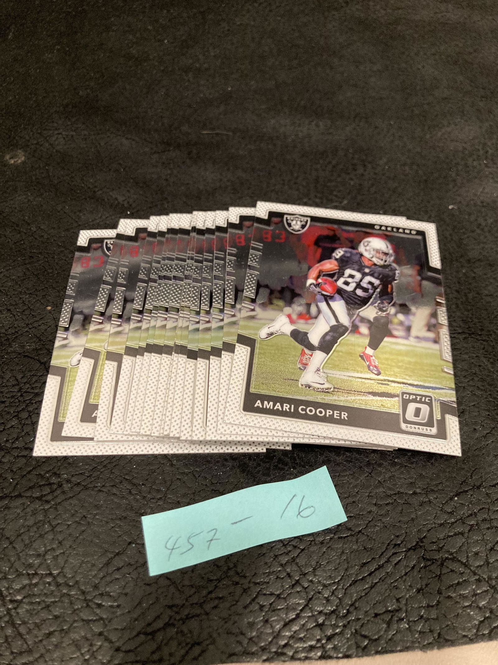 Amari Cooper 2017 Optic Raiders Card #50 Lot of 16 (1 of 1)