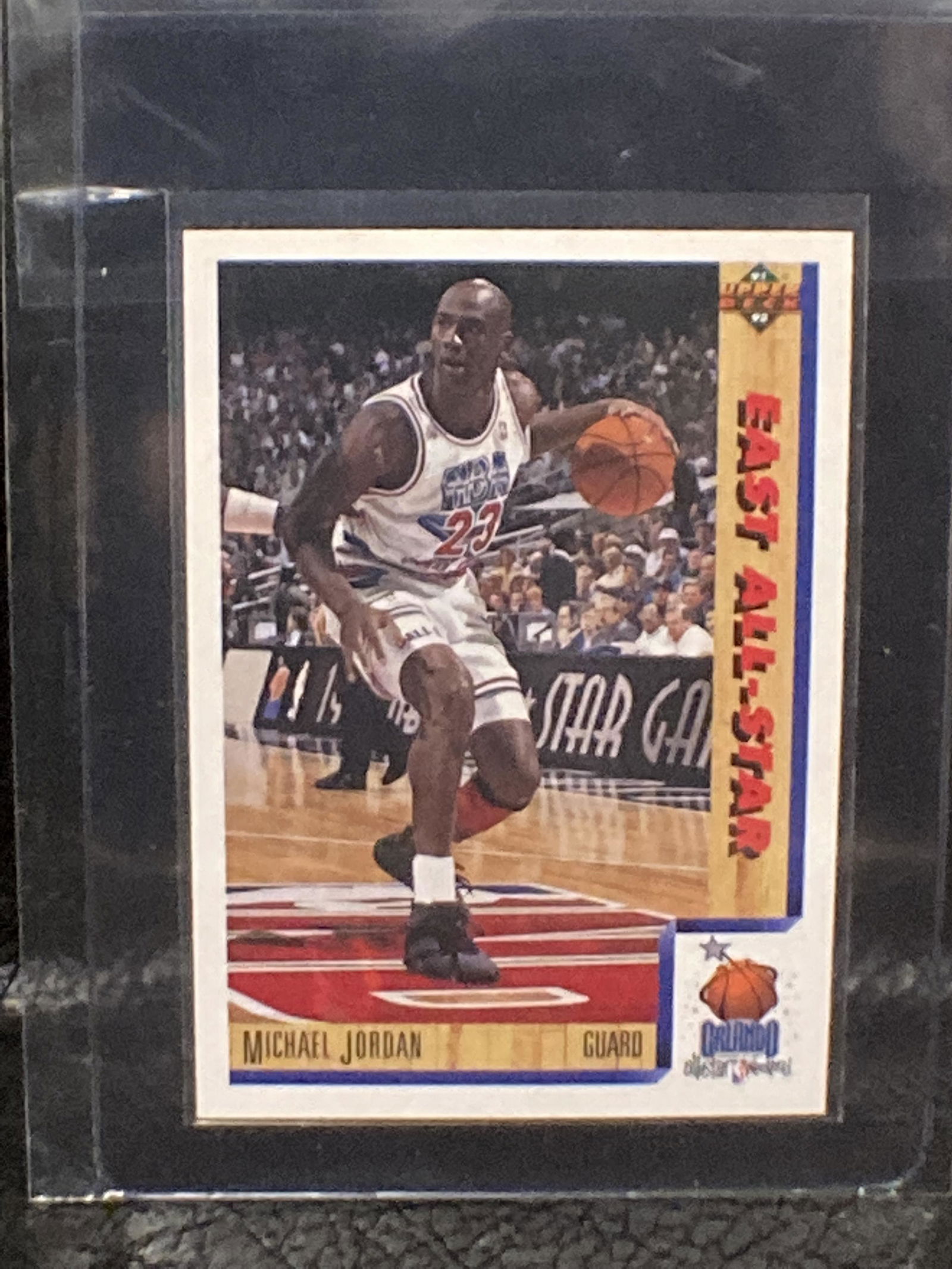 MICHAEL JORDAN 1991-92 UPPER DECK EAST ALL-STAR BULLS (1 of 2)