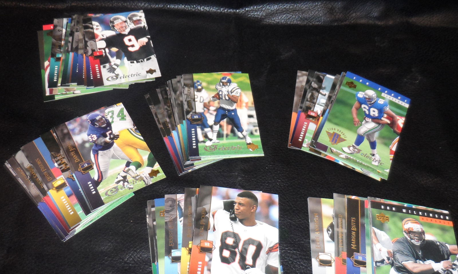 1994 Upper Deck Football Electric Diamond Lot Of 88 (1 of 5)