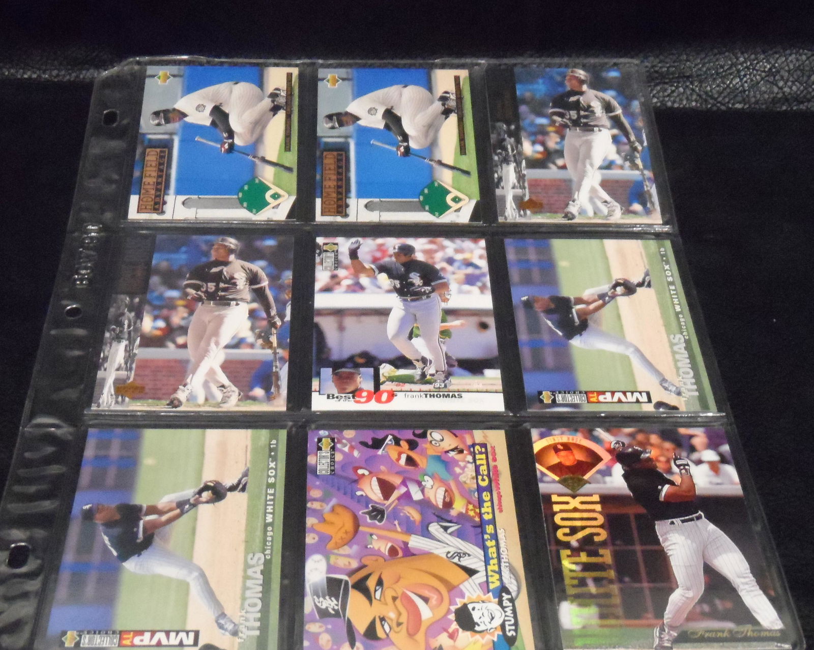 Frank Thomas Lot Of 9 Baseball Cards (1 of 2)