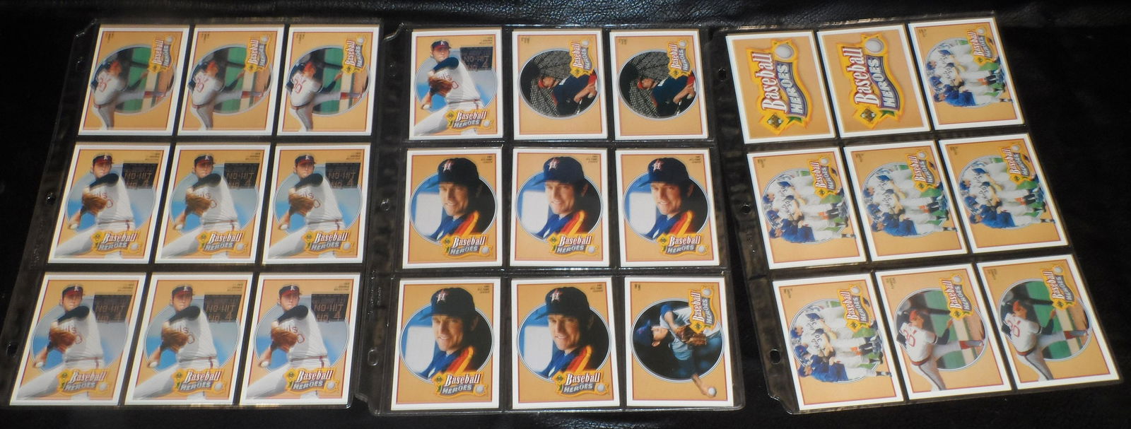 Nolan Ryan Lot Of 27 Cards Upper Deck Baeball Heros (1 of 2)