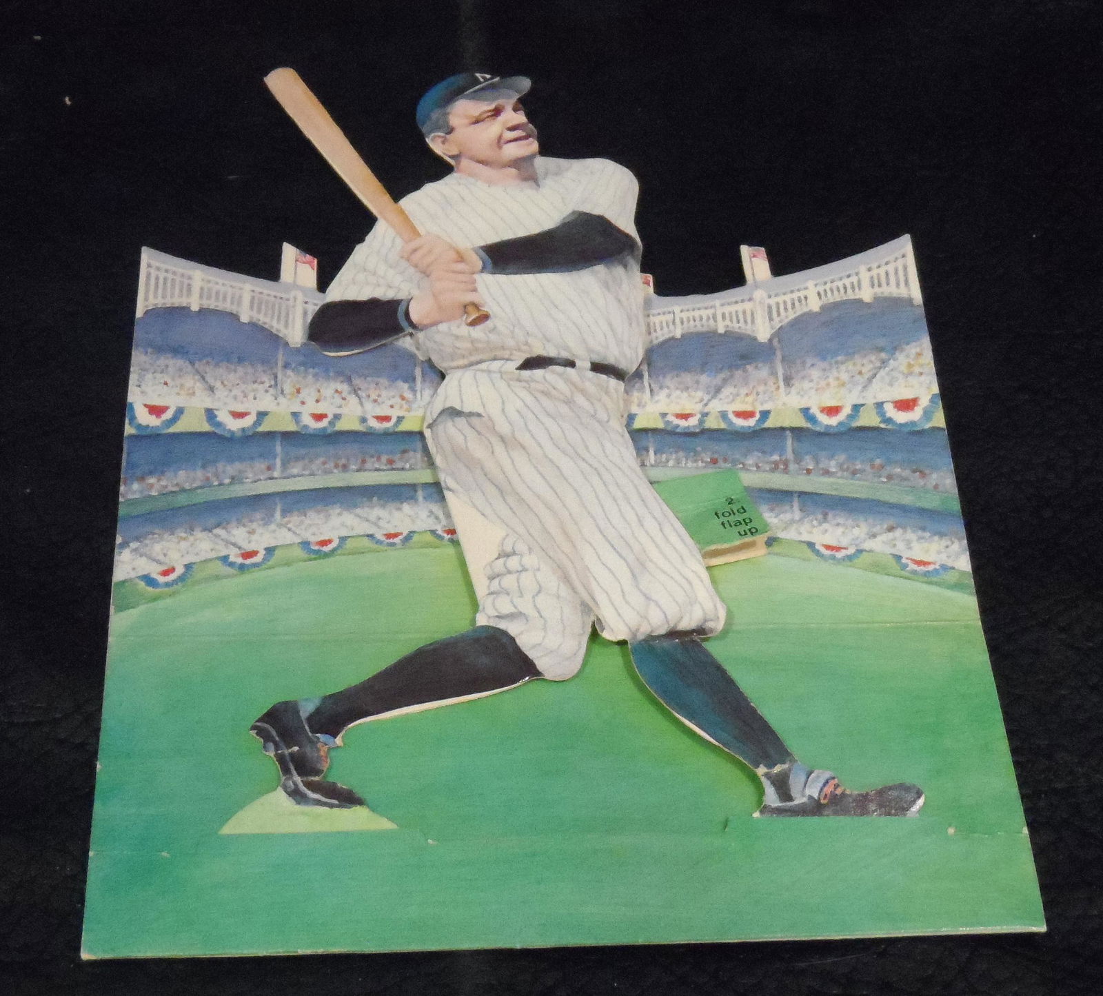 Illistator Kazuhiko Sano Babe Ruth Pop Out Circa 1980 (1 of 2)